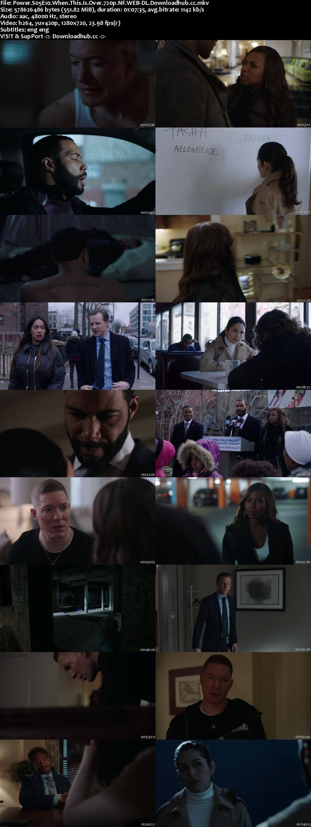 Power S05E10 550MB WEB-DL 720p x264 ESubs