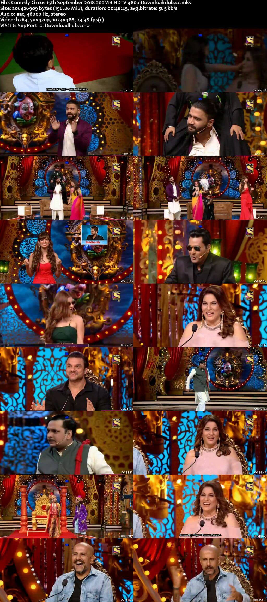 Comedy Circus 15 September 2018 Episode 01 HDTV 480p