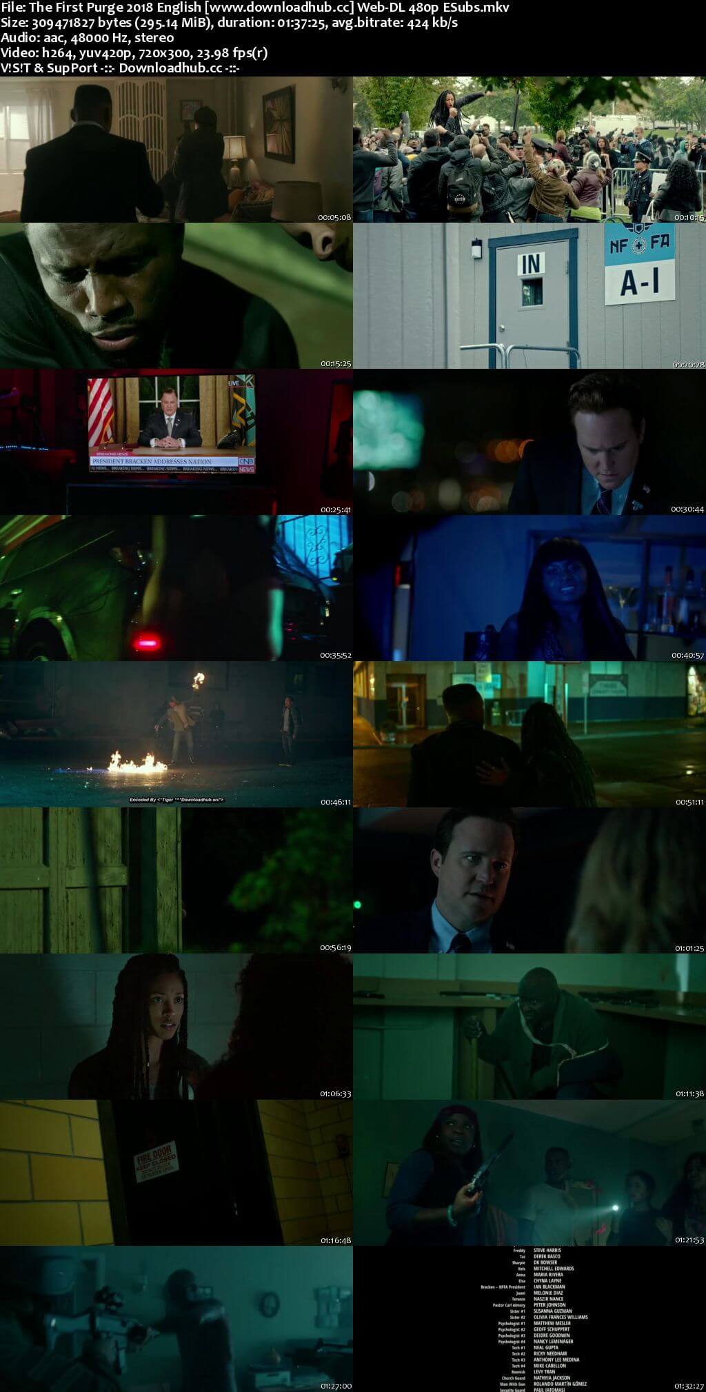 The First Purge 2018 English 300MB Web-DL 480p ESubs