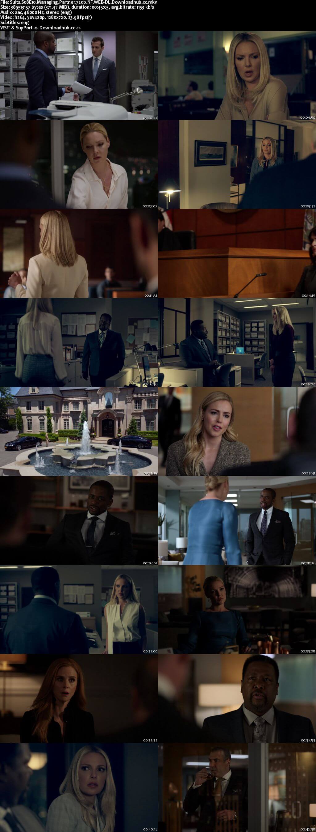 Suits S08E10 350MB Web-DL 720p x264 ESubs