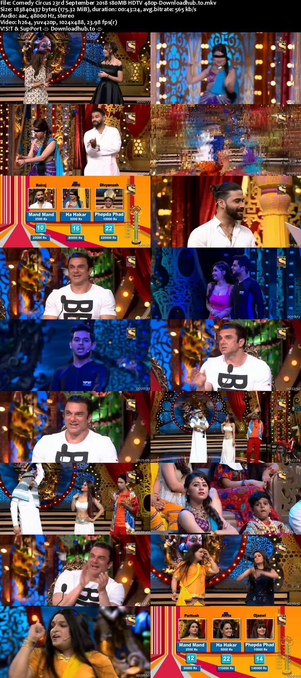 Comedy Circus 23 September 2018 Episode 04 HDTV 480p