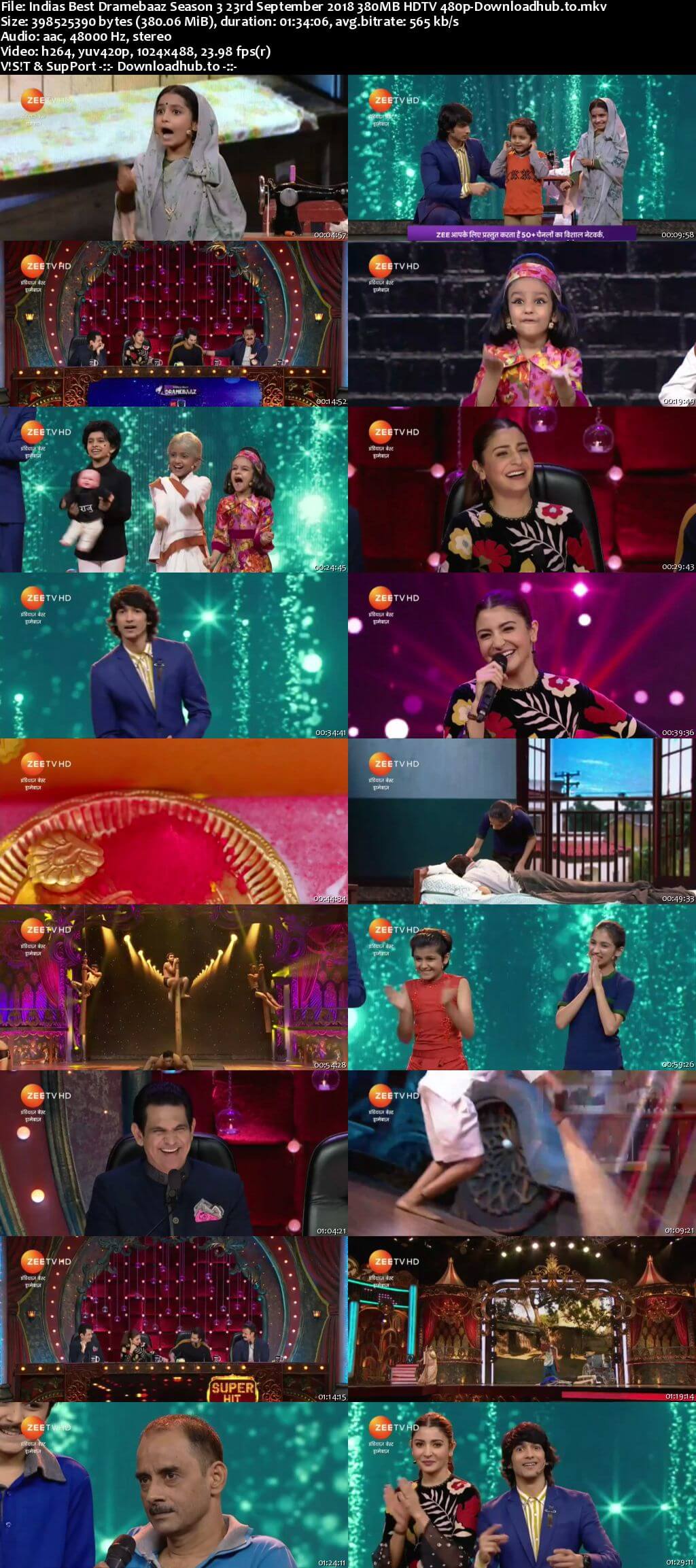 Indias Best Dramebaaz Season 3 23 September 2018 Episode 26 HDTV 480p