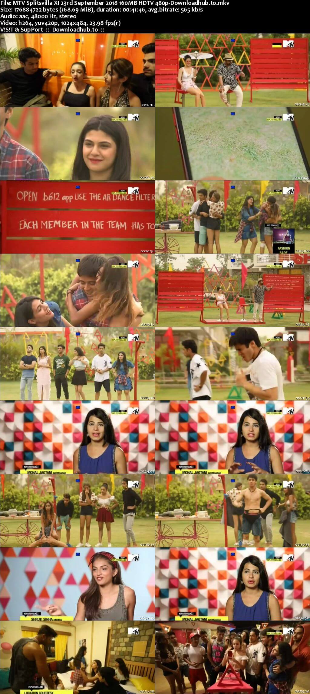 MTV Splitsvilla XI 23rd September 2018 160MB HDTV 480p