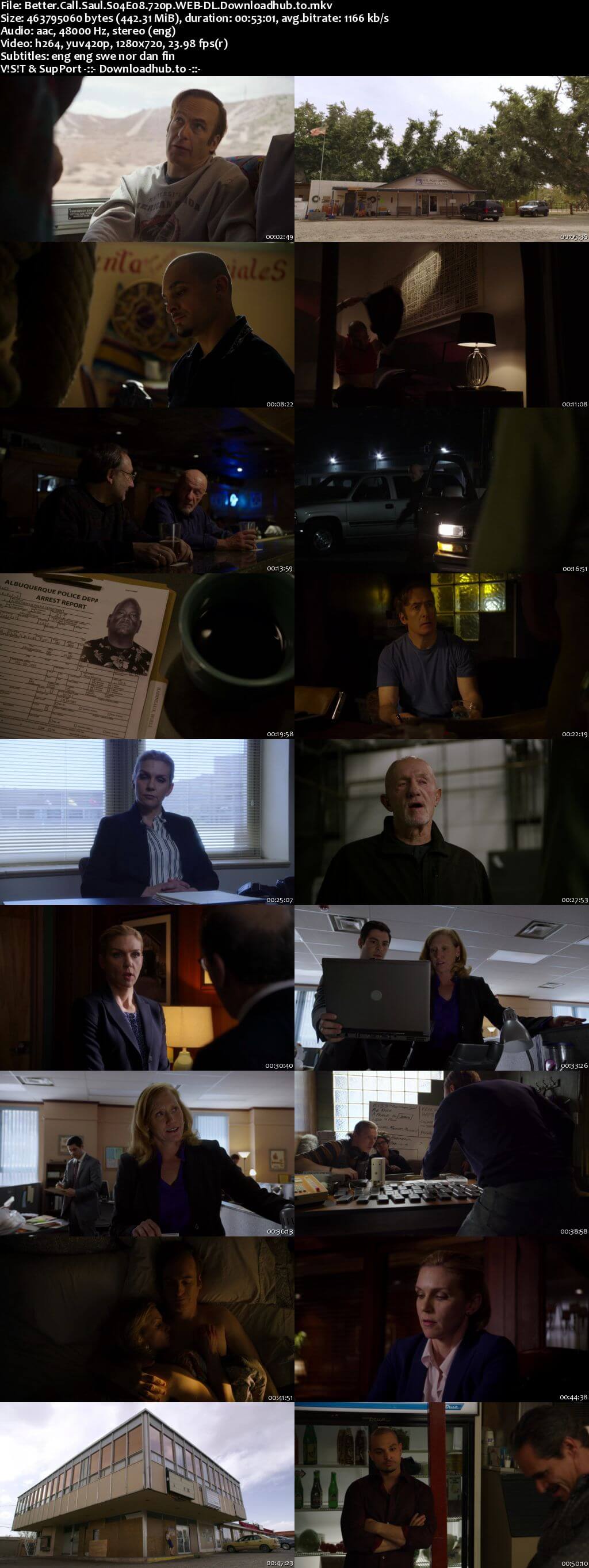 Better Call Saul S04E08 440MB WEB-DL 720p x264 MSubs