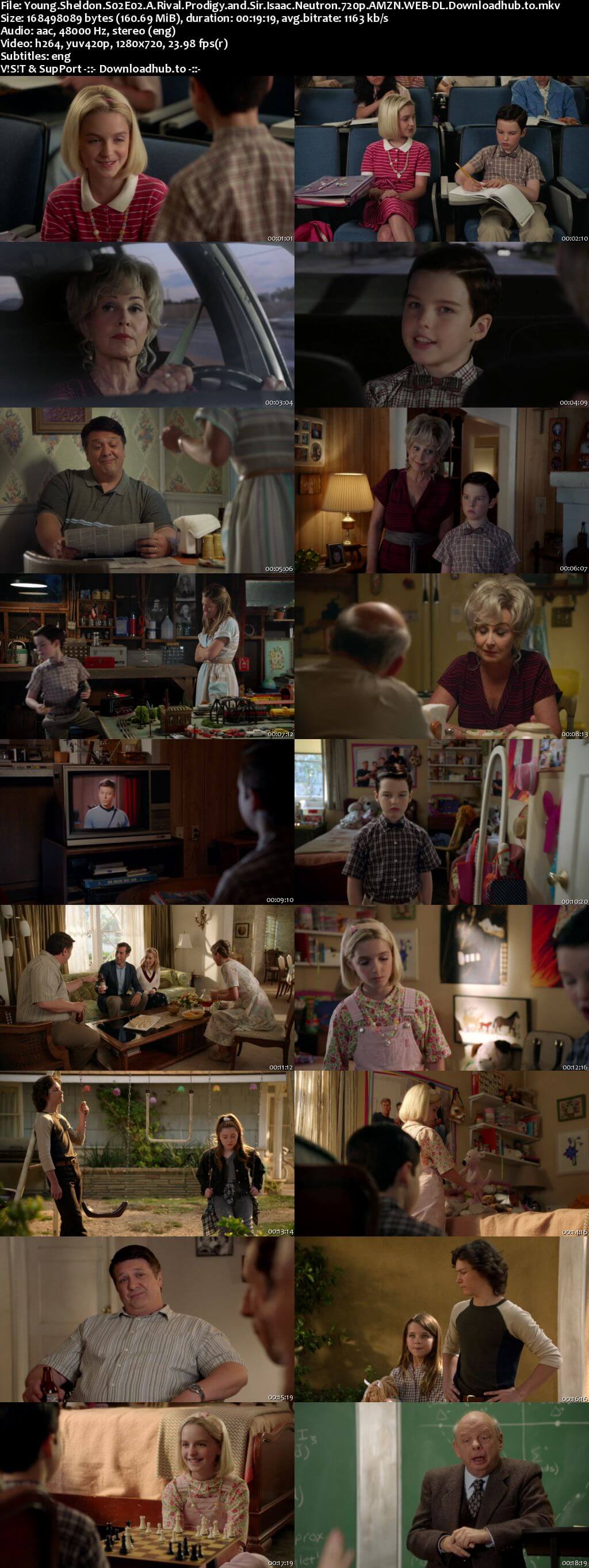 Young Sheldon S02E02 160MB AMZN WEB-DL 720p ESubs