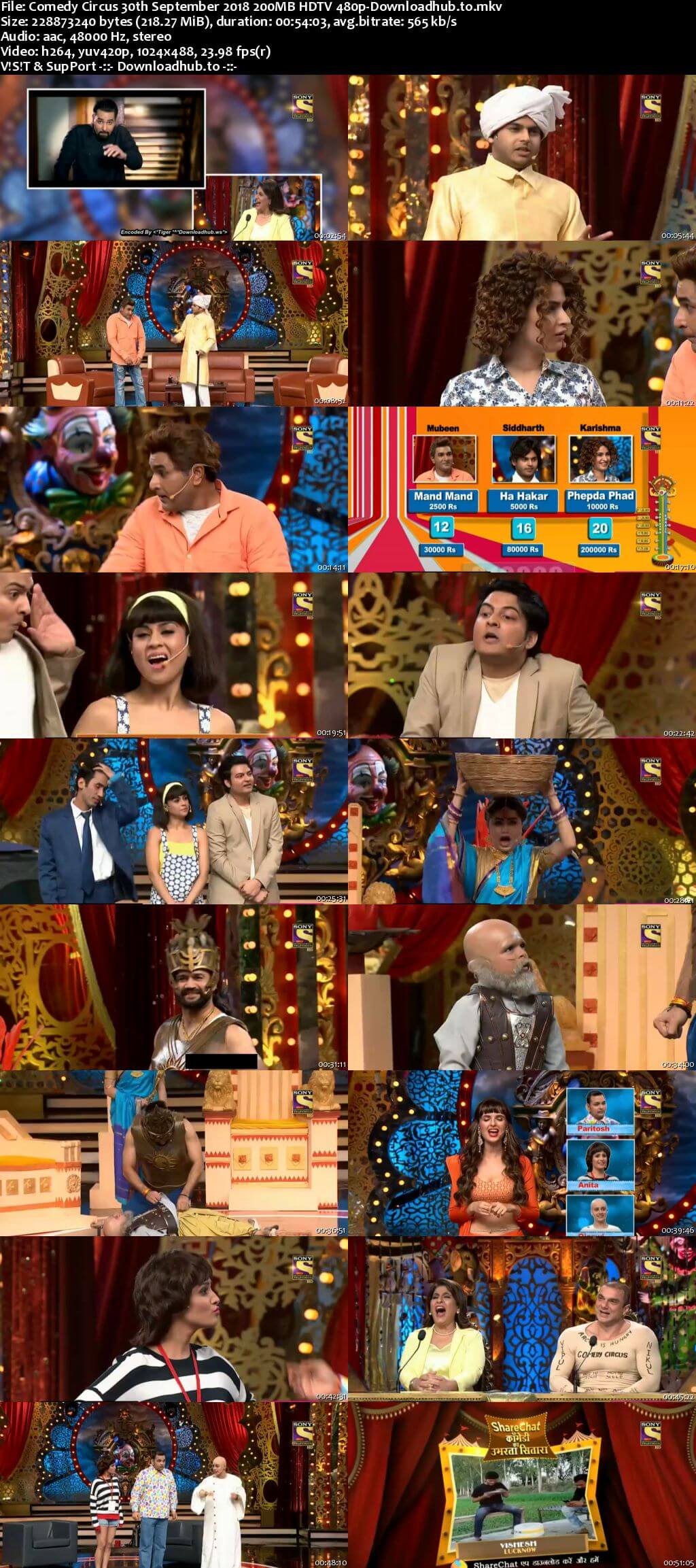 Comedy Circus 30 September 2018 Episode 06 HDTV 480p