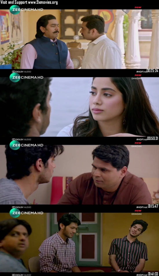 Dhadak 2018 Hindi 720p HDTV 850mb