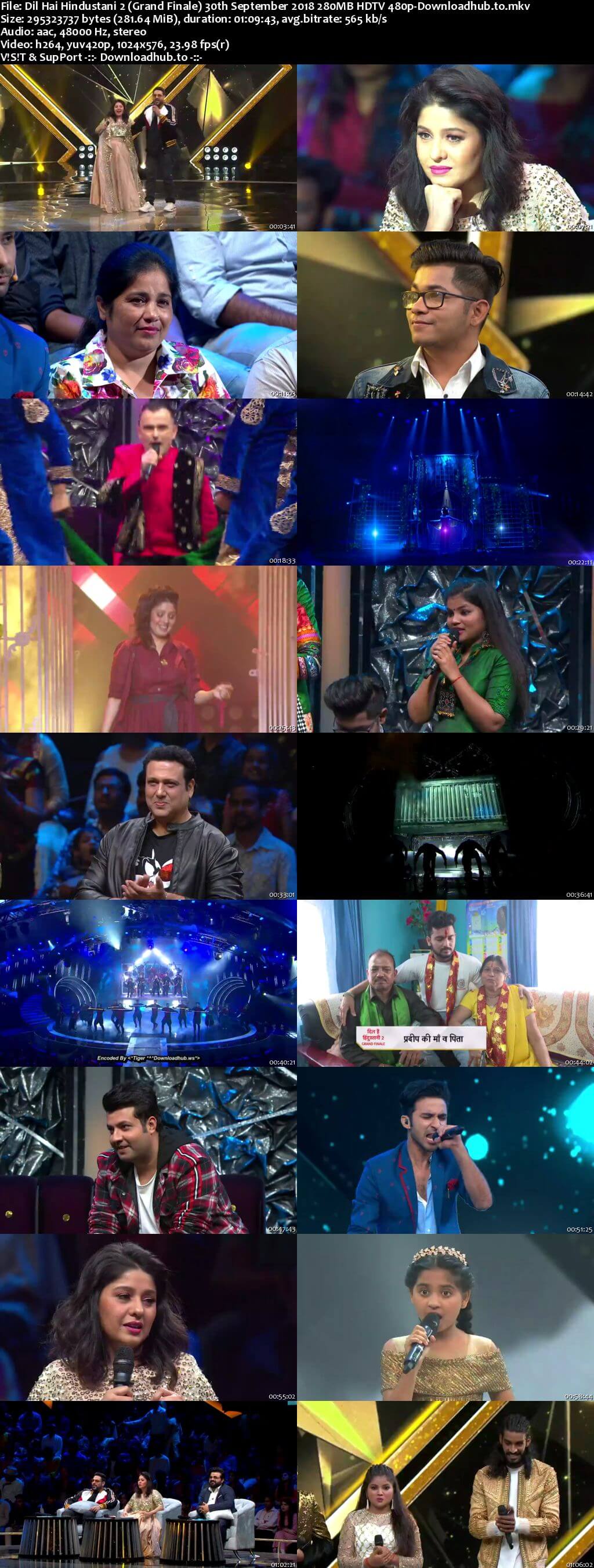 Dil Hai Hindustani 2 30 September 2018 Grand Finale Episode HDTV 480p