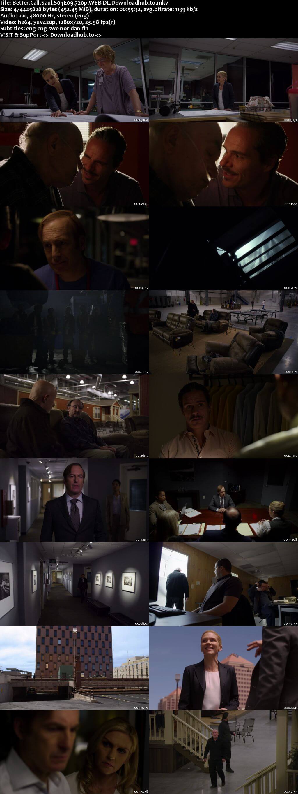 Better Call Saul S04E09 450MB WEB-DL 720p x264 MSubs