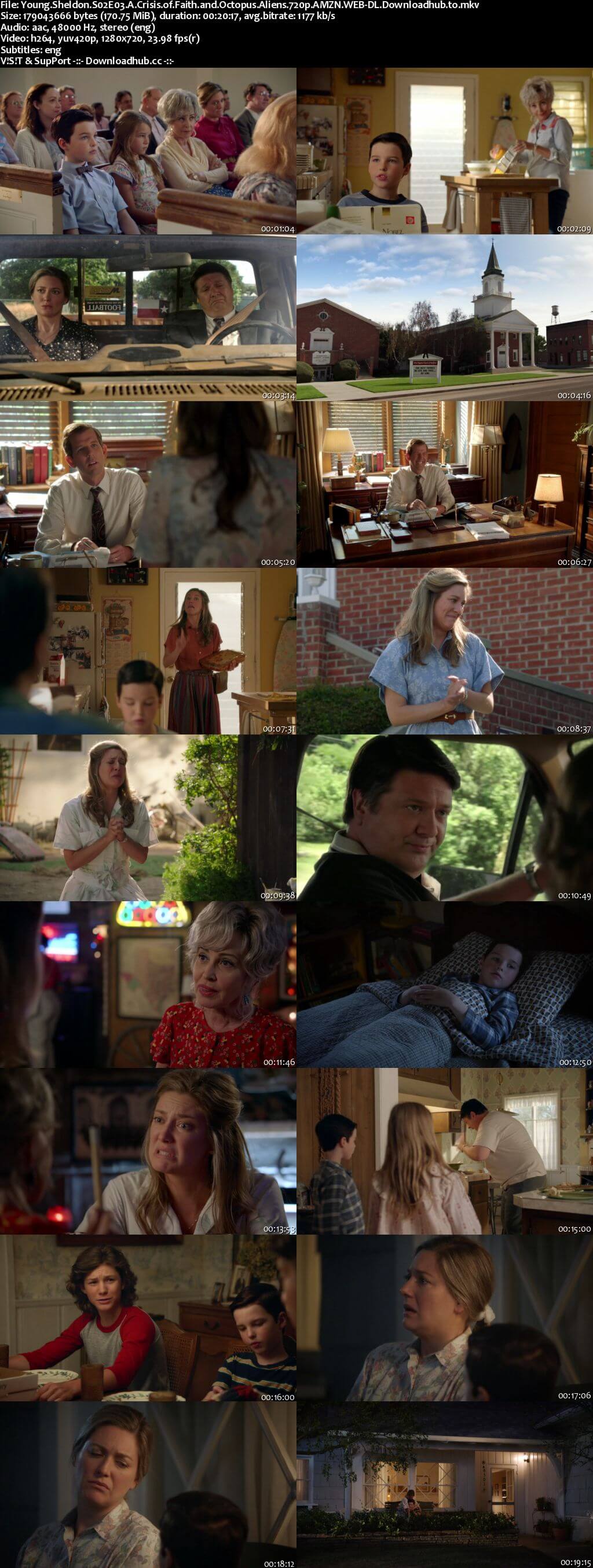 Young Sheldon S02E03 170MB AMZN WEB-DL 720p ESubs