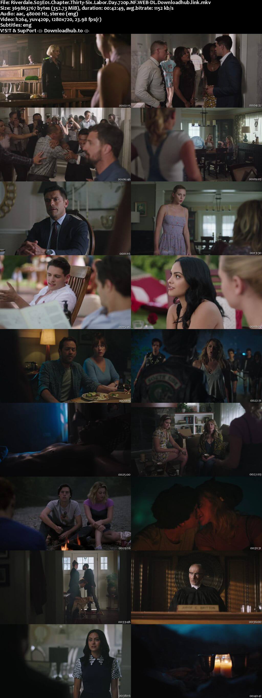 Riverdale S03E01 350MB AMZN WEB-DL 720p ESubs