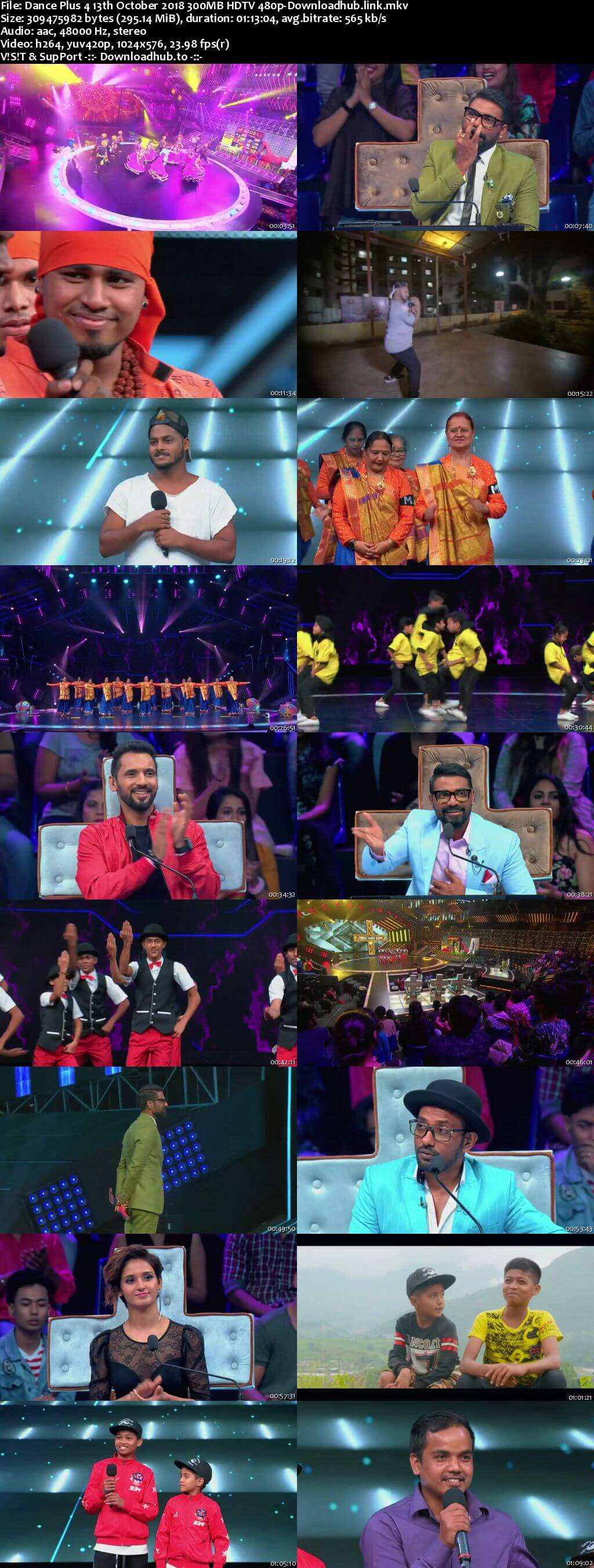 Dance Plus Season 4 13 October 2018 Episode 03 HDTV 480p