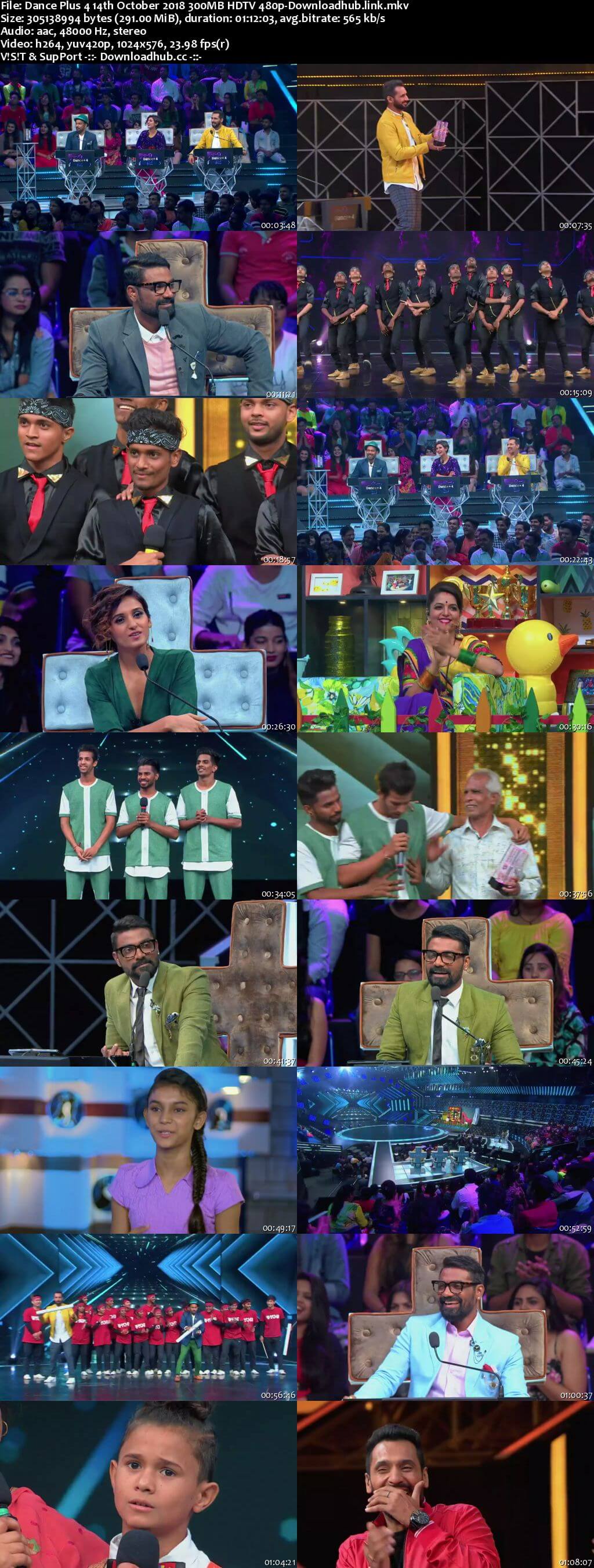 Dance Plus Season 4 14 October 2018 Episode 04 HDTV 480p