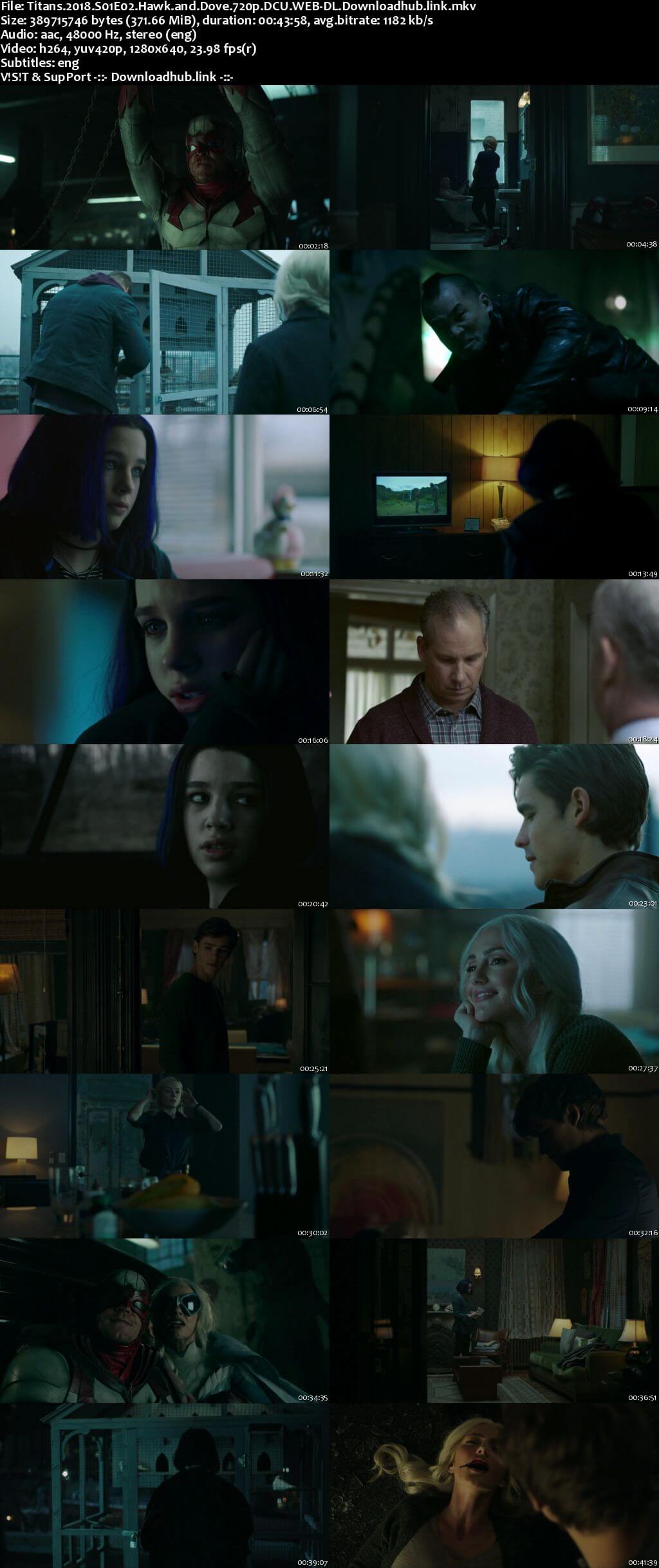 Titans S01E02 350MB WEB-DL 720p ESubs