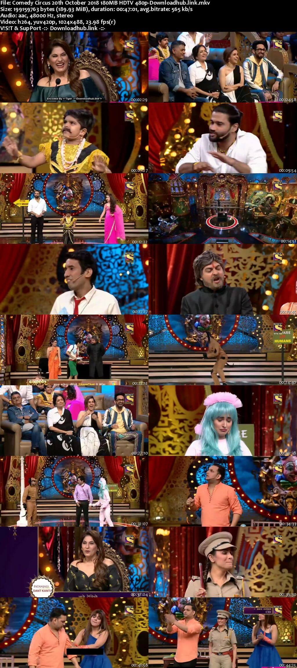 Comedy Circus 20 October 2018 Episode 11 HDTV 480p