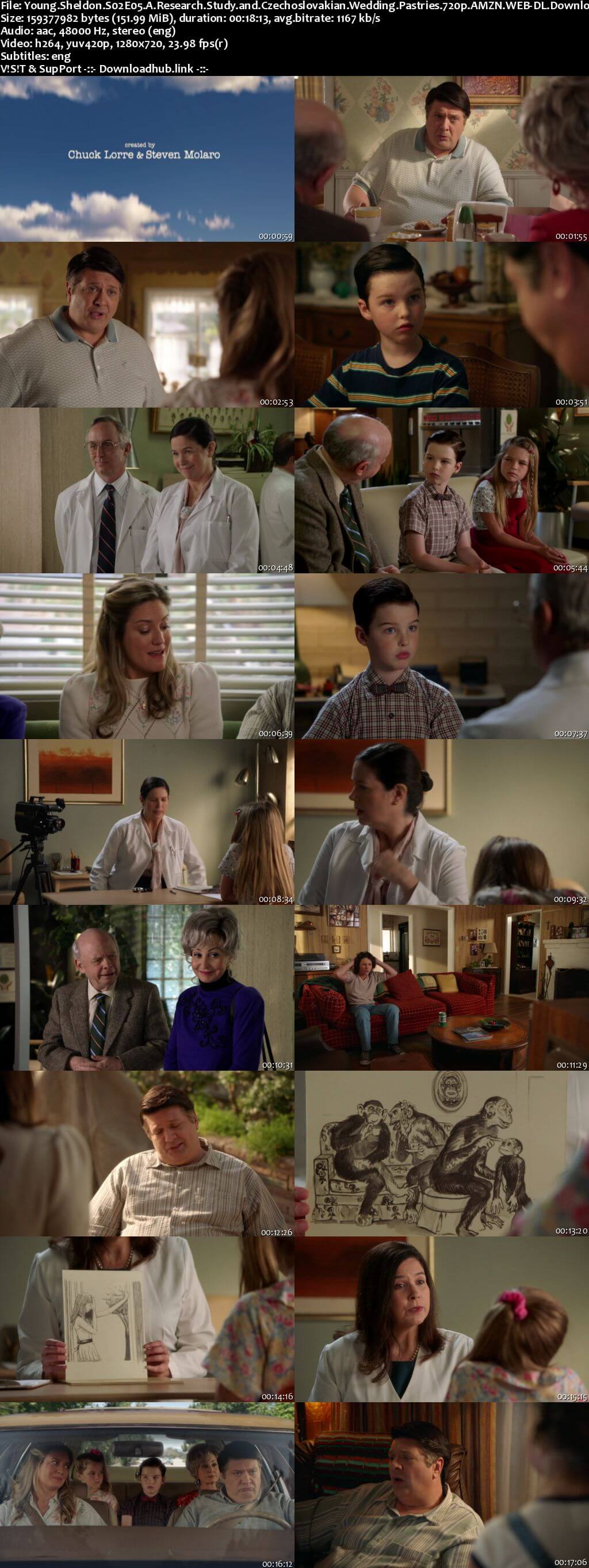 Young Sheldon S02E05 150MB AMZN WEB-DL 720p ESubs