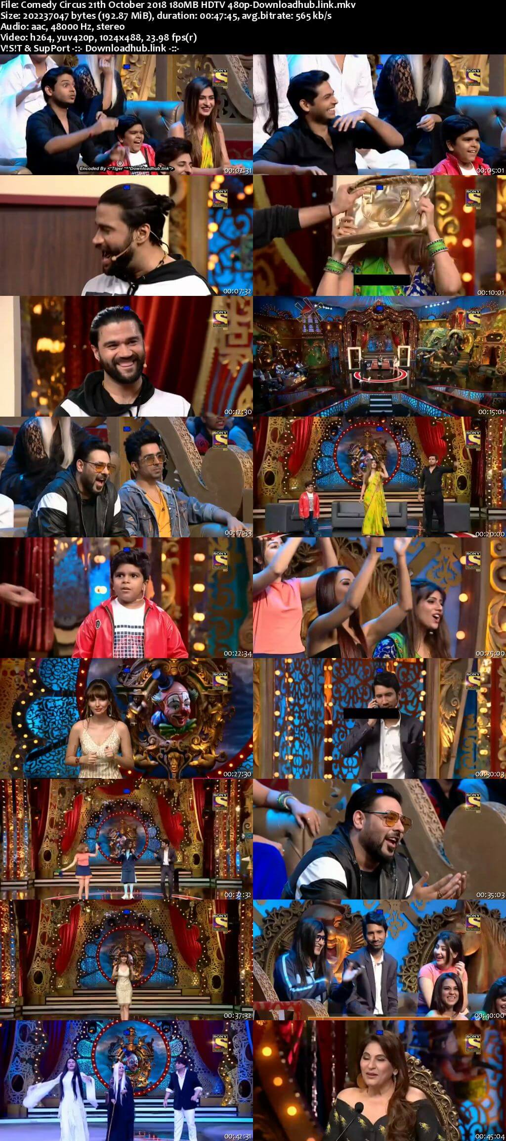 Comedy Circus 21 October 2018 Episode 12 HDTV 480p