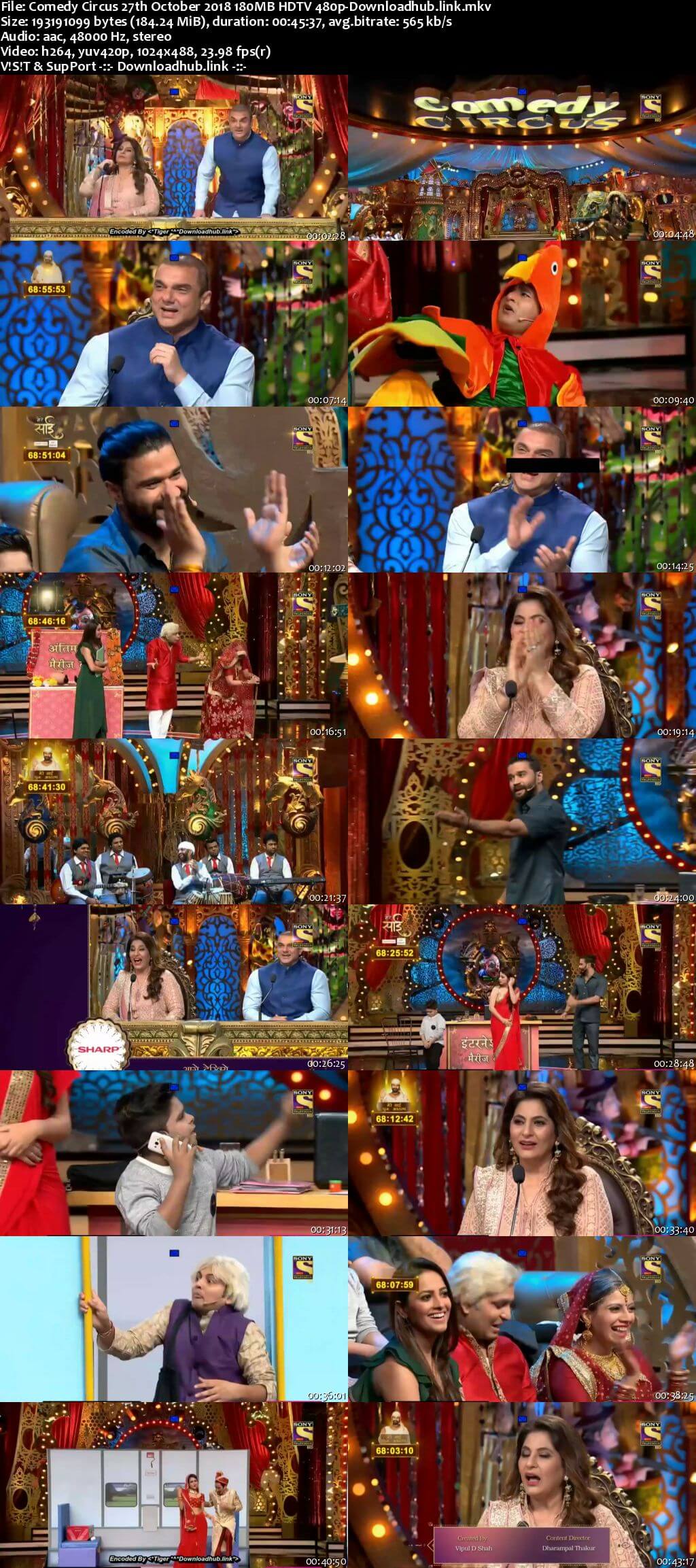 Comedy Circus 27 October 2018 Episode 13 HDTV 480p