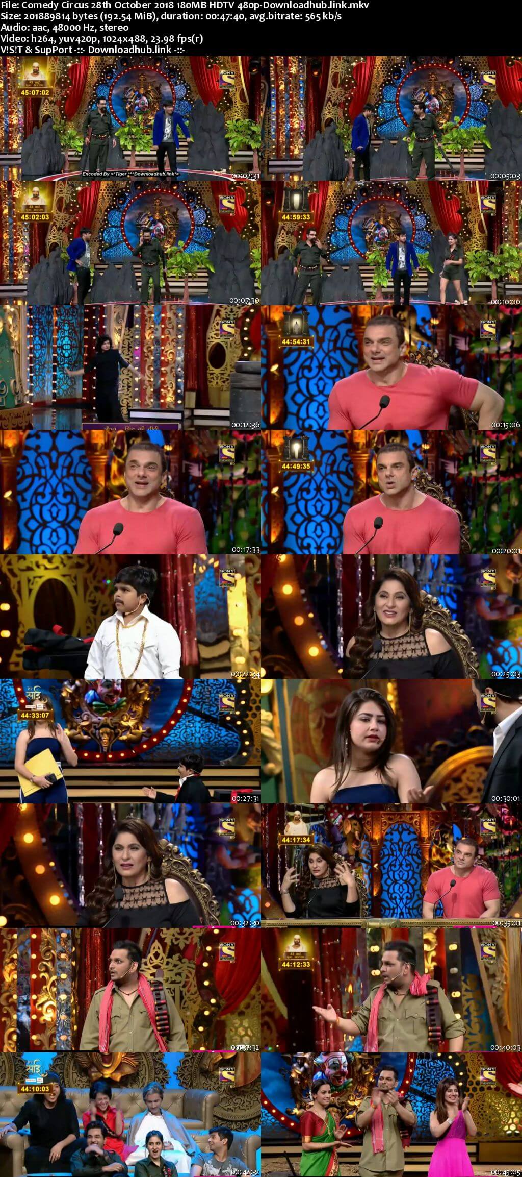 Comedy Circus 28 October 2018 Episode 14 HDTV 480p