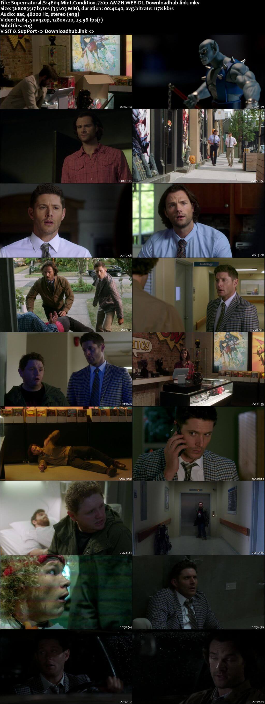 Supernatural S14E04 350MB AMZN Web-DL 720p ESubs