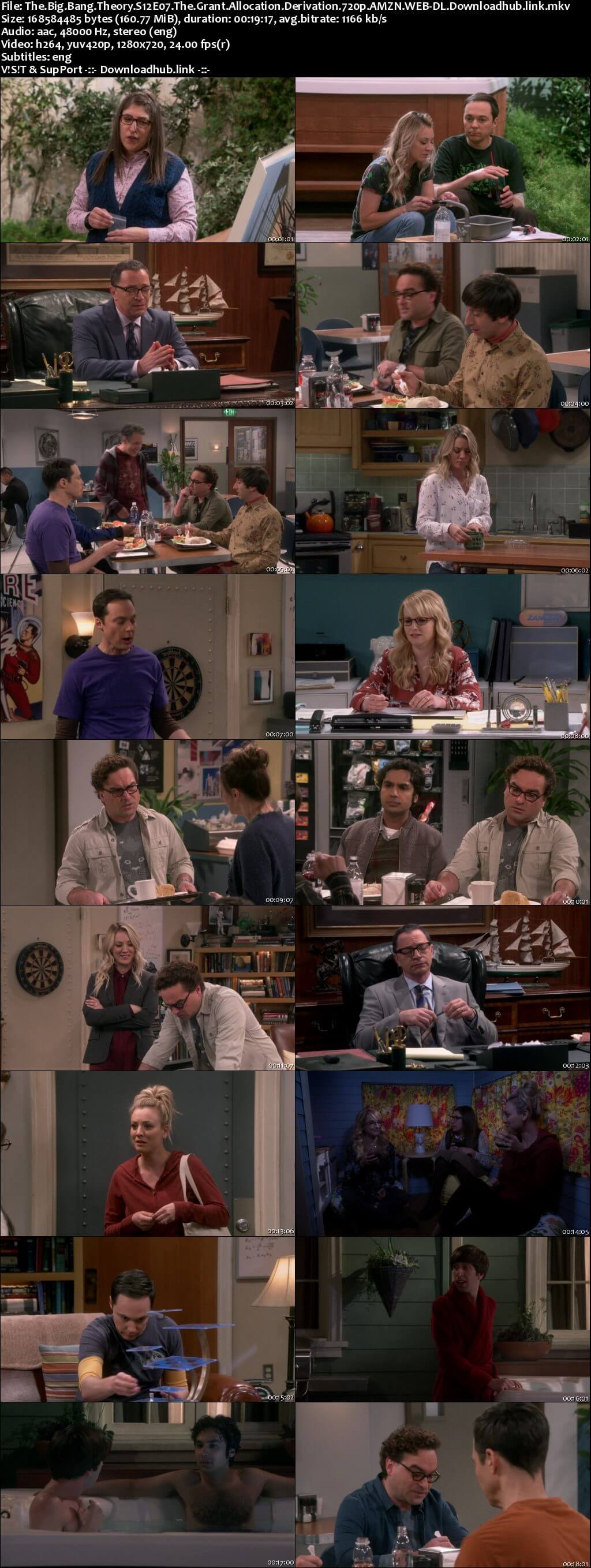 The Big Bang Theory S12E07 160MB AMZN WEB-DL 720p ESubs