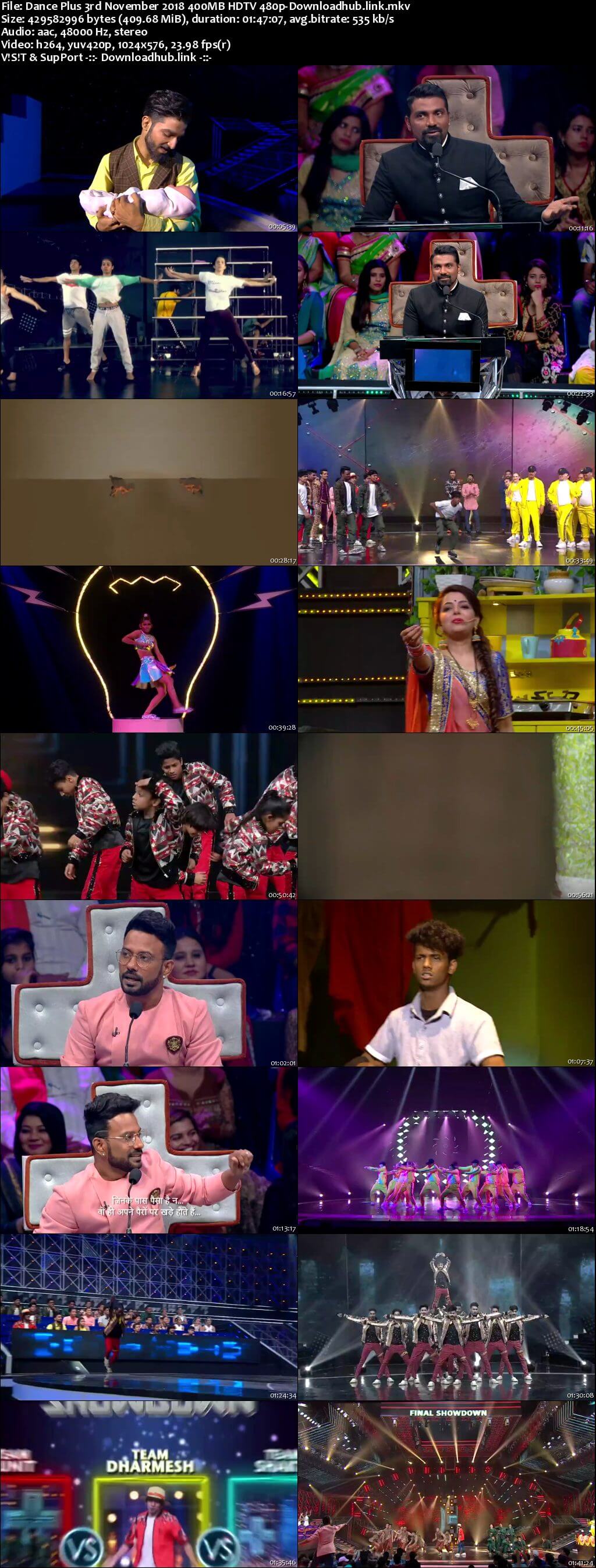 Dance Plus Season 4 03 November 2018 Episode 09 HDTV 480p