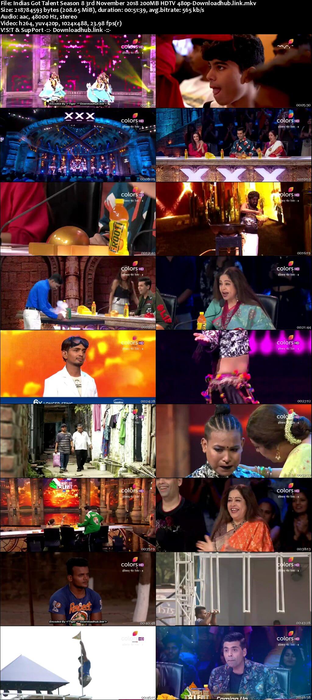 Indias Got Talent Season 8 03 November 2018 Episode 05 HDTV 480p