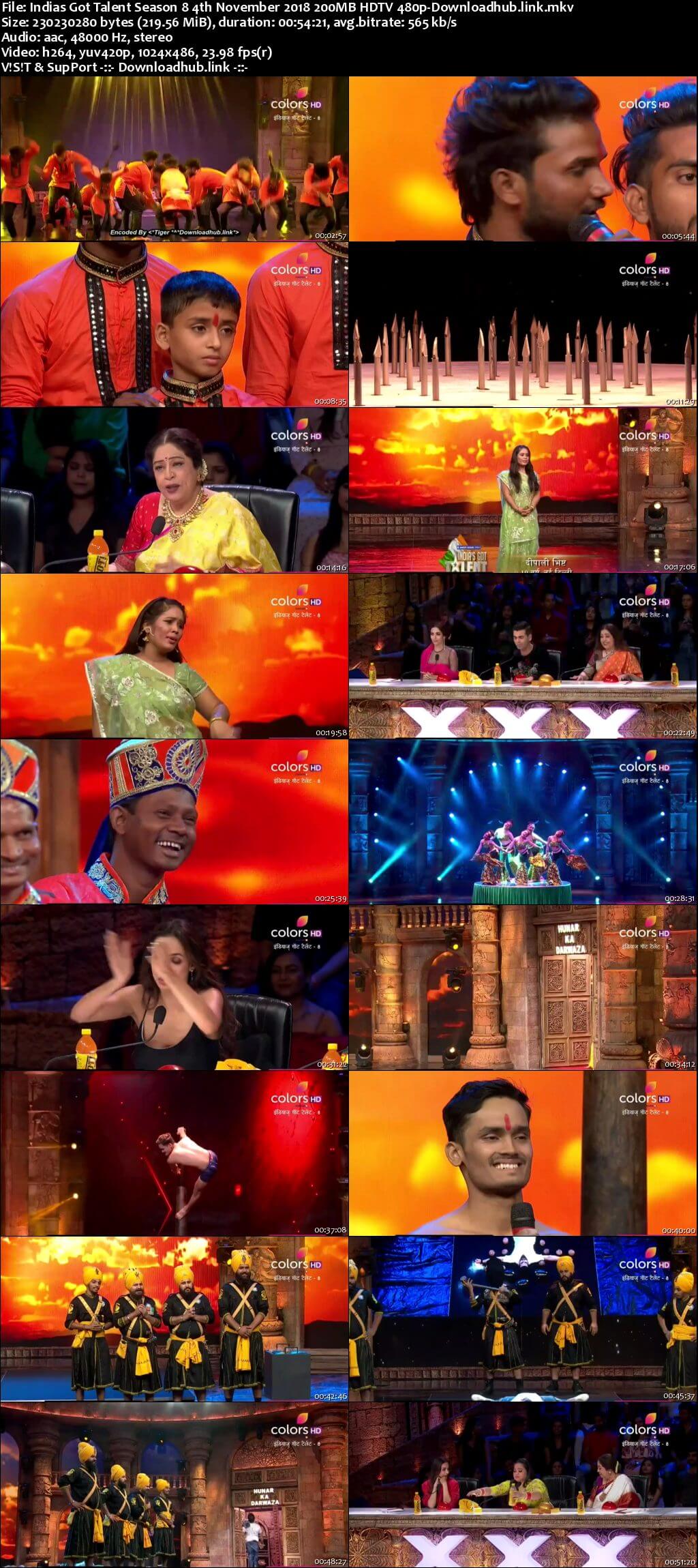 Indias Got Talent Season 8 04 November 2018 Episode 06 HDTV 480p