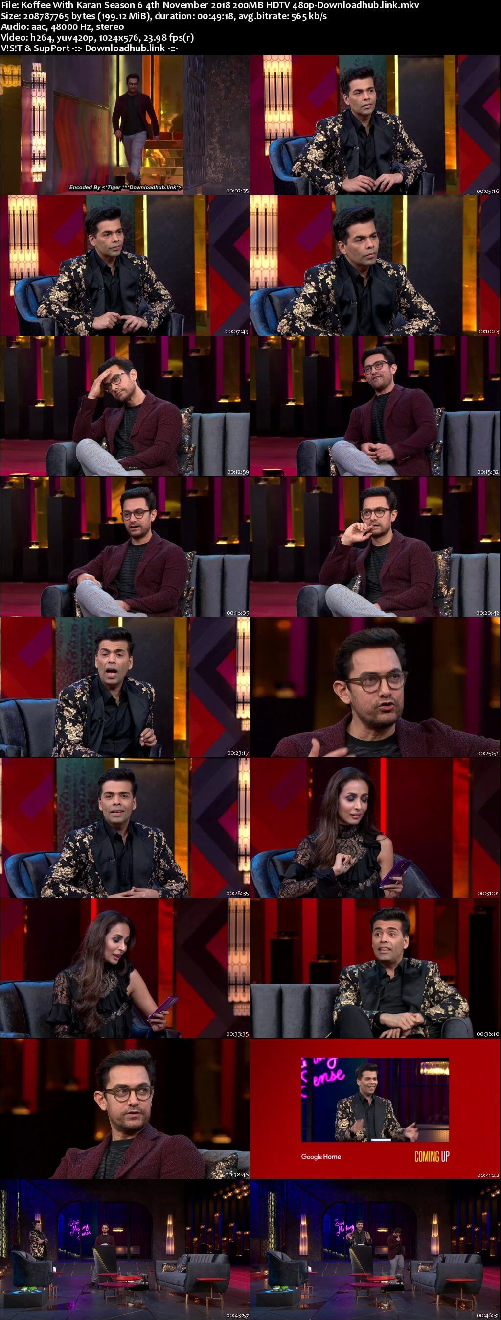 Koffee With Karan 6 04 November 2018 Episode 03 HDTV 480p