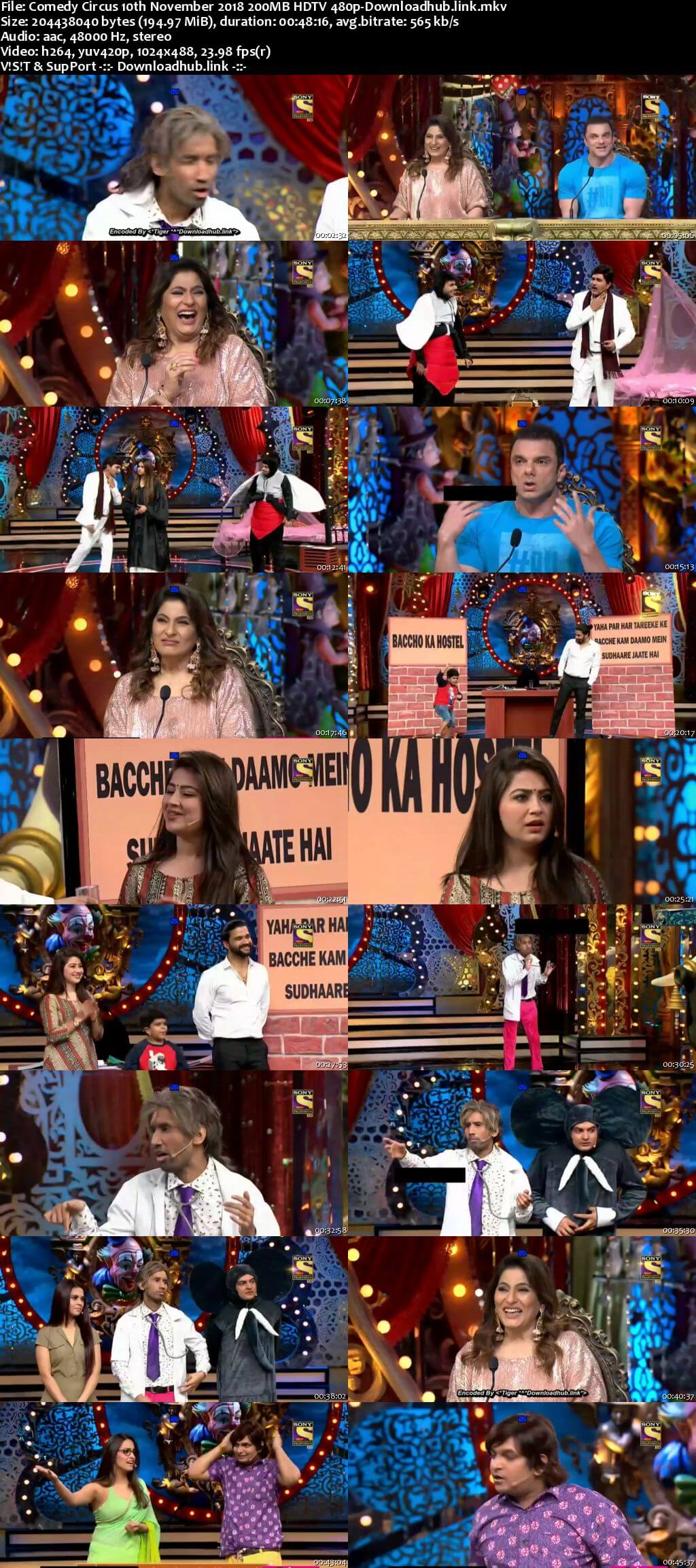 Comedy Circus 10 November 2018 Episode 17 HDTV 480p