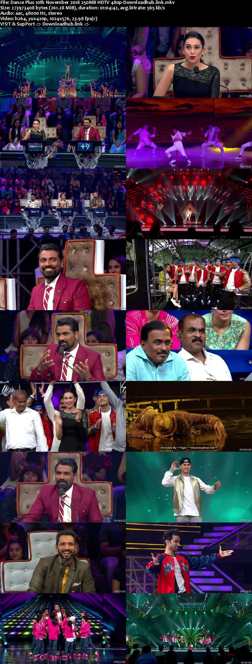 Dance Plus Season 4 10 November 2018 Episode 10 HDTV 480p