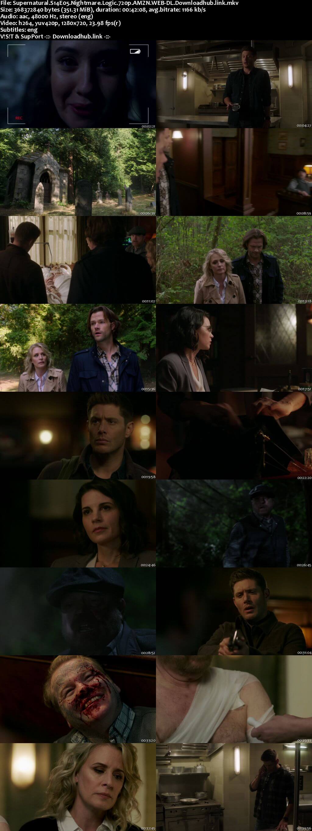 Supernatural S14E05 350MB AMZN Web-DL 720p ESubs