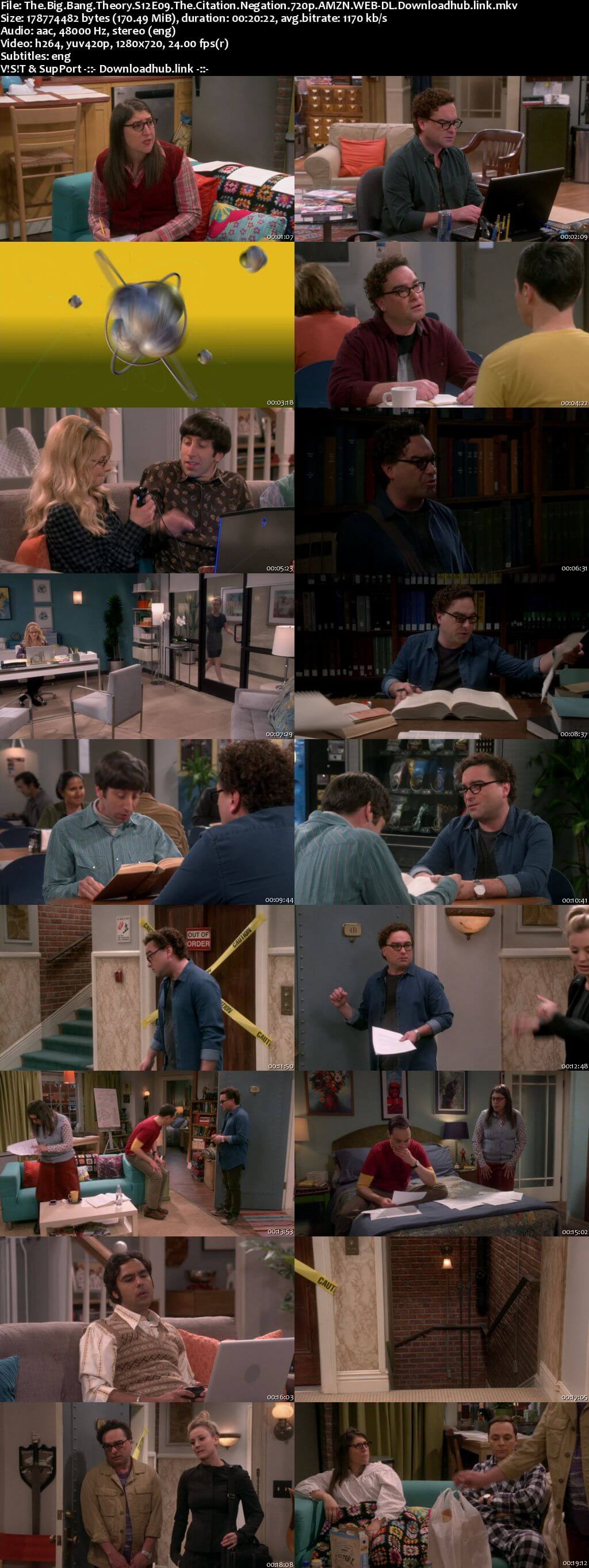 The Big Bang Theory S12E09 170MB AMZN WEB-DL 720p ESubs