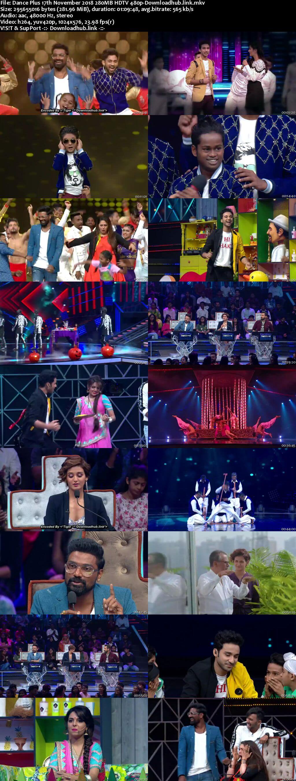 Dance Plus Season 4 17 November 2018 Episode 12 HDTV 480p