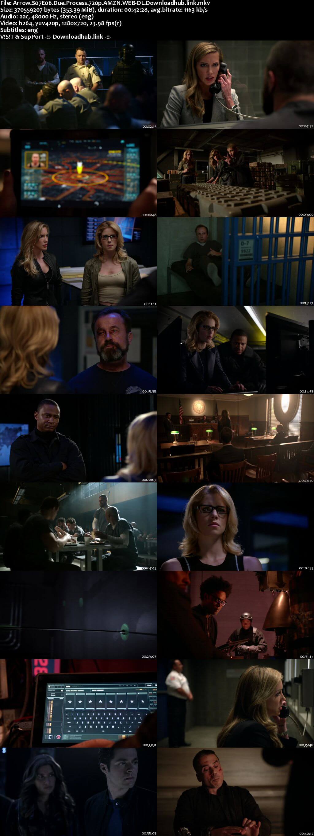 Arrow S07E06 350MB AMZN Web-DL 720p ESubs