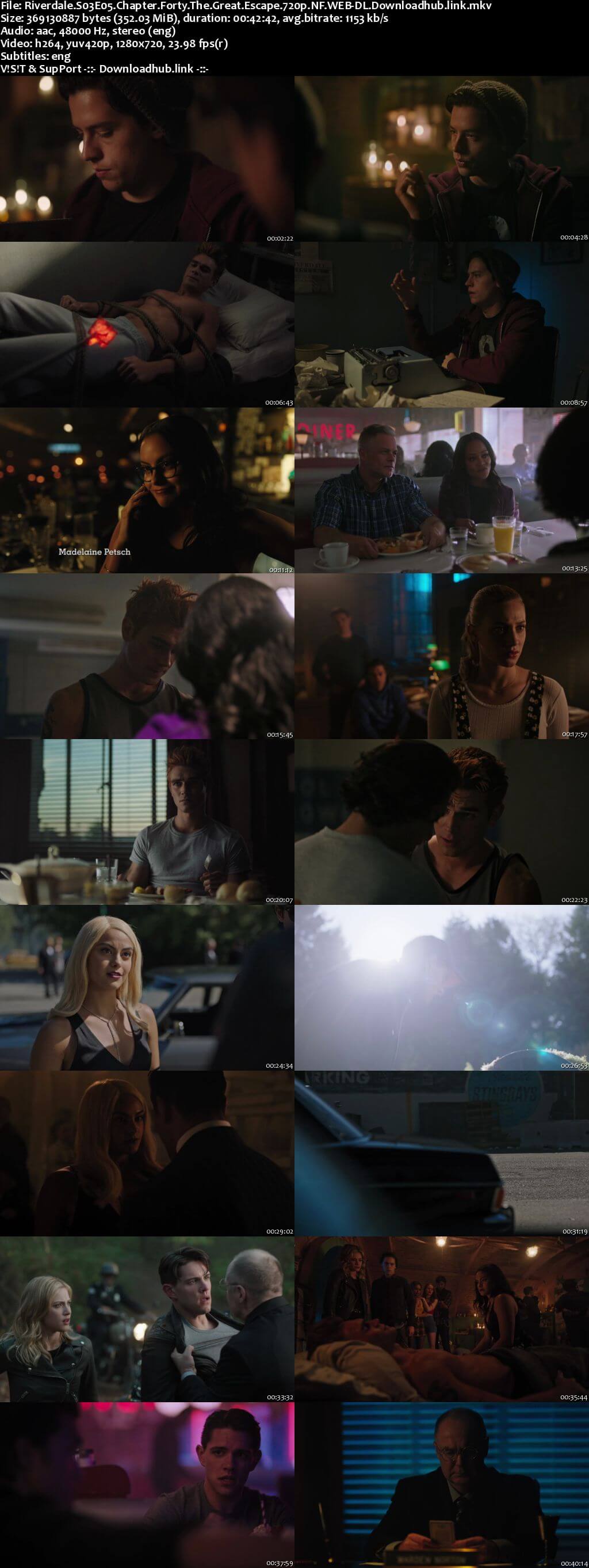 Riverdale S03E05 350MB NF WEB-DL 720p ESubs