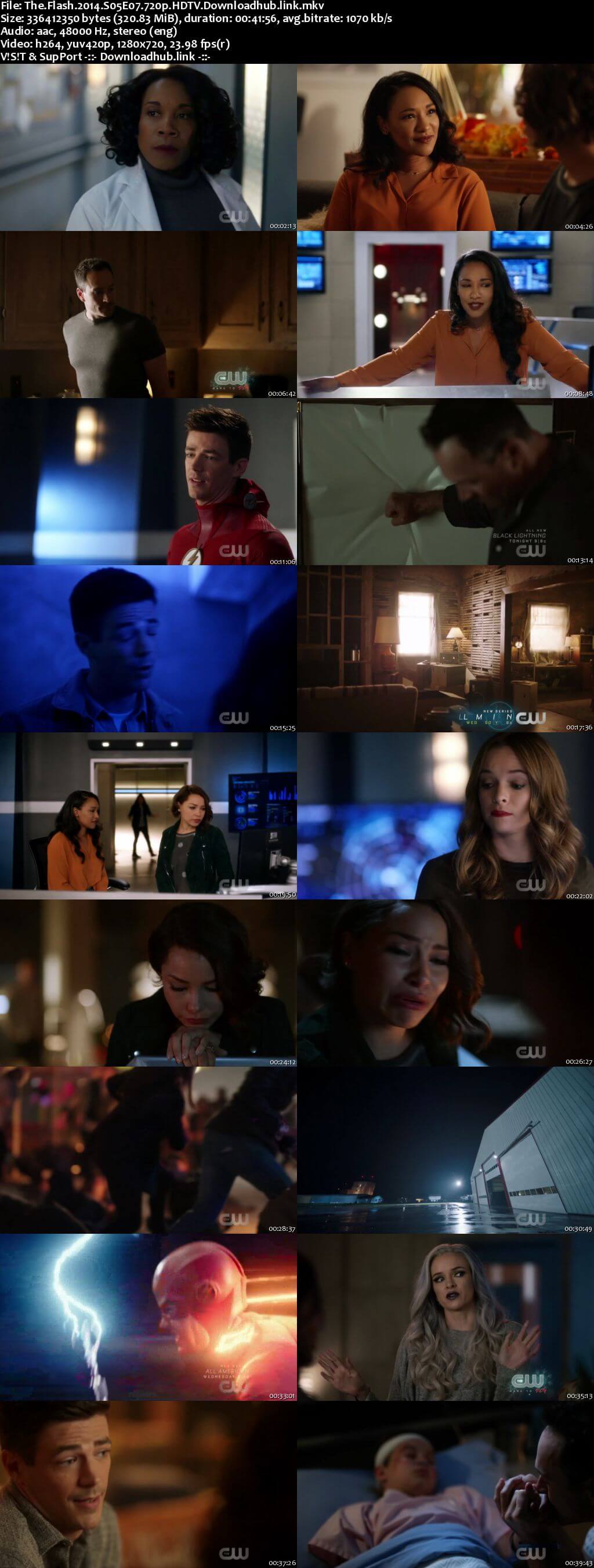 The Flash S05E07 300MB HDTV 720p x264