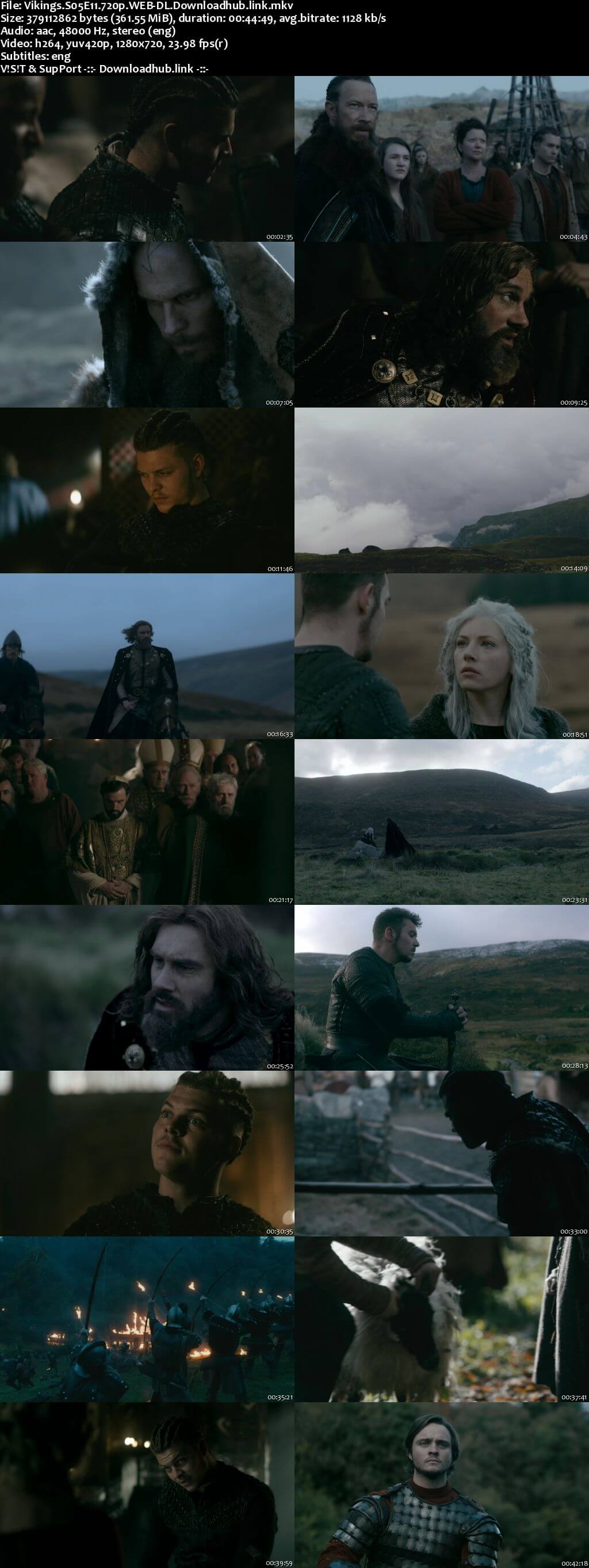 Vikings S05E11 350MB Web-DL 720p ESubs