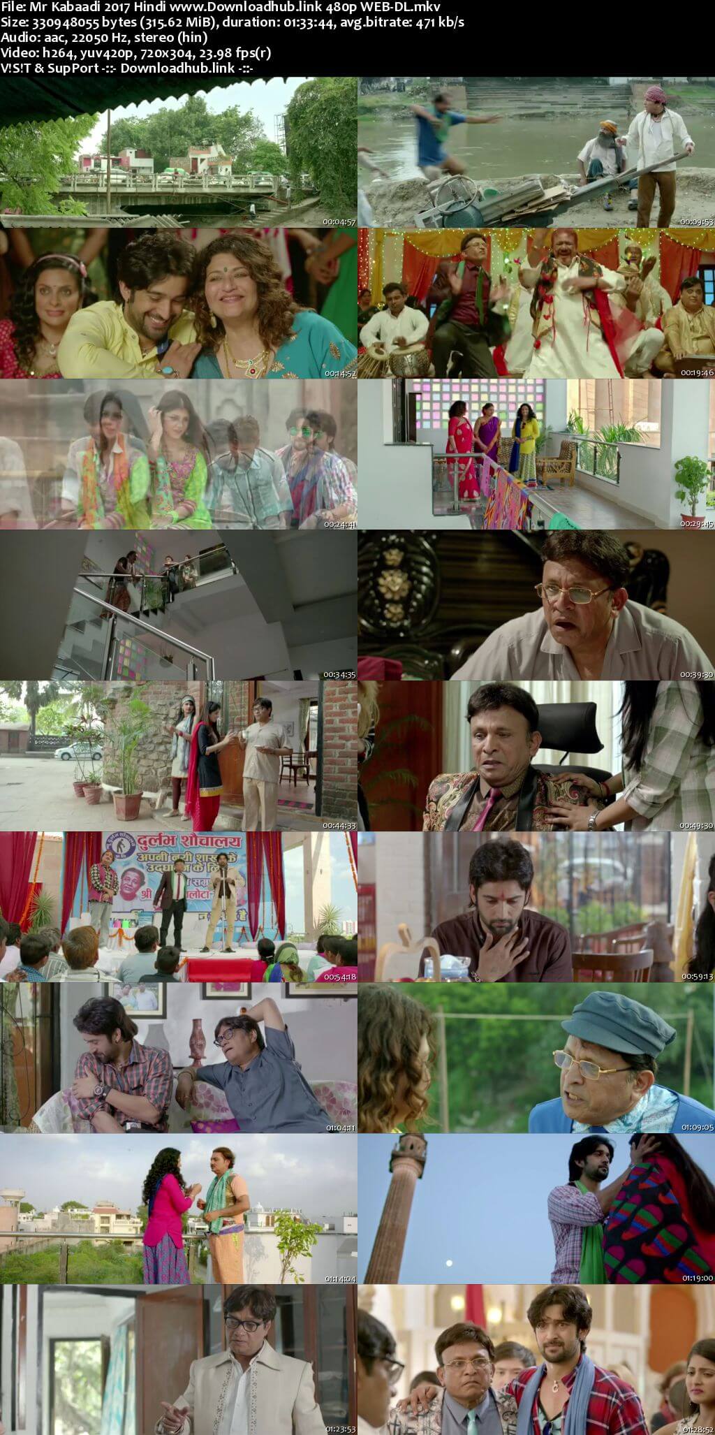 Mr Kabaadi 2017 Hindi 300MB HDRip 480p