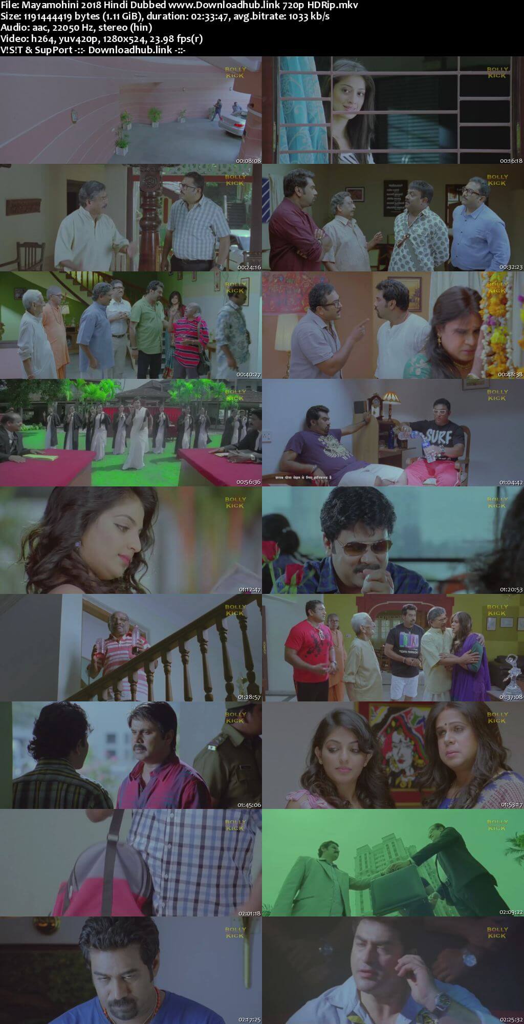 Mayamohini 2018 Hindi Dubbed 720p HDRip x264