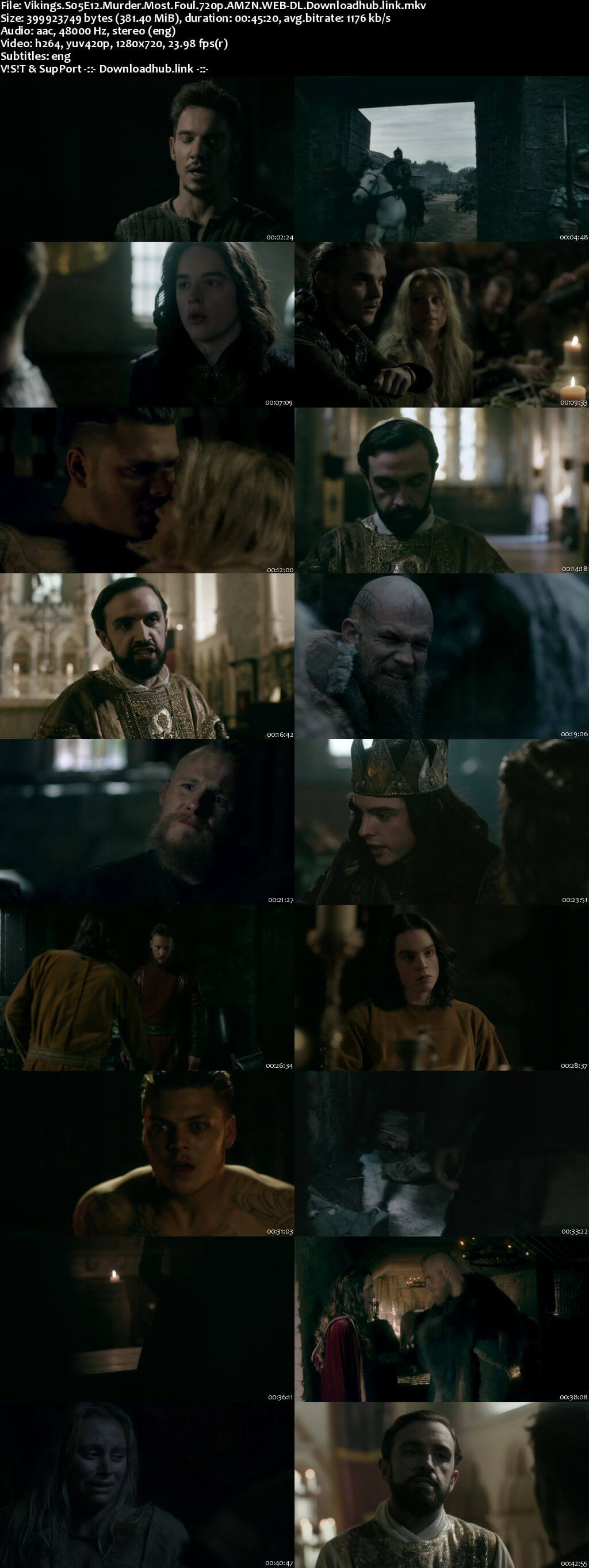 Vikings S05E12 350MB Web-DL 720p ESubs