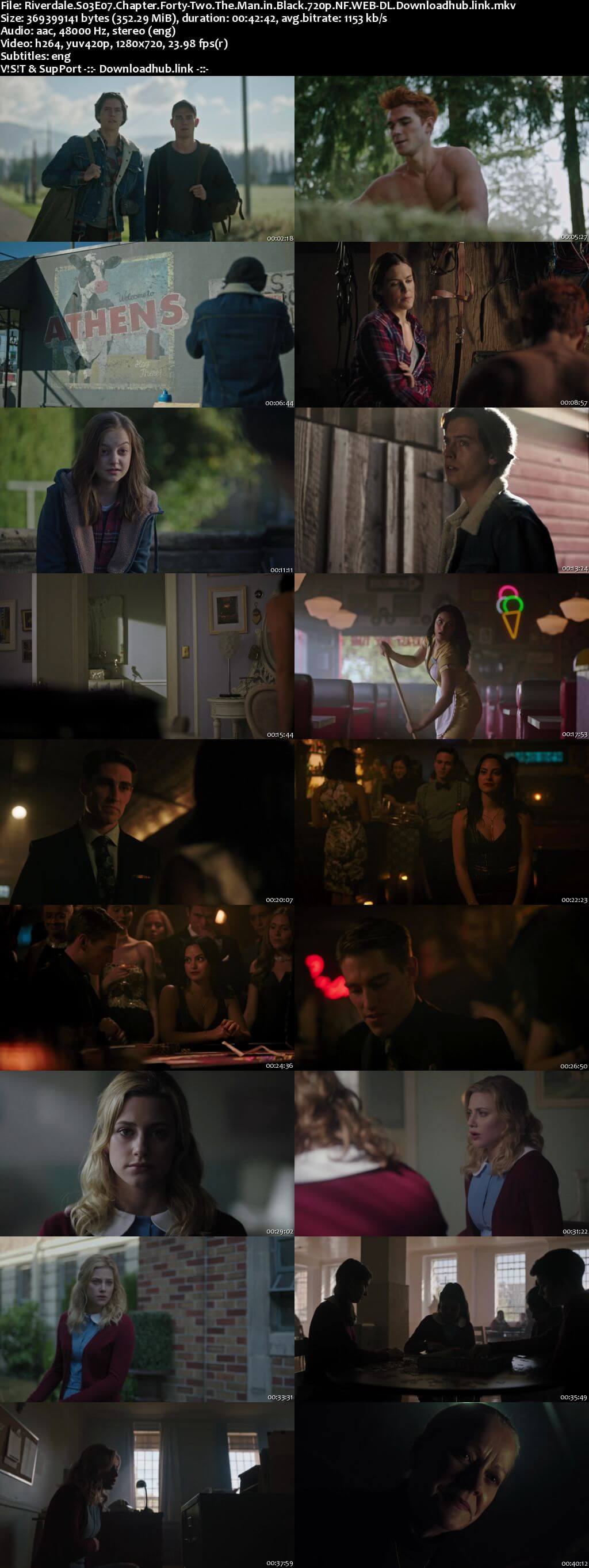 Riverdale S03E07 350MB NF WEB-DL 720p ESubs