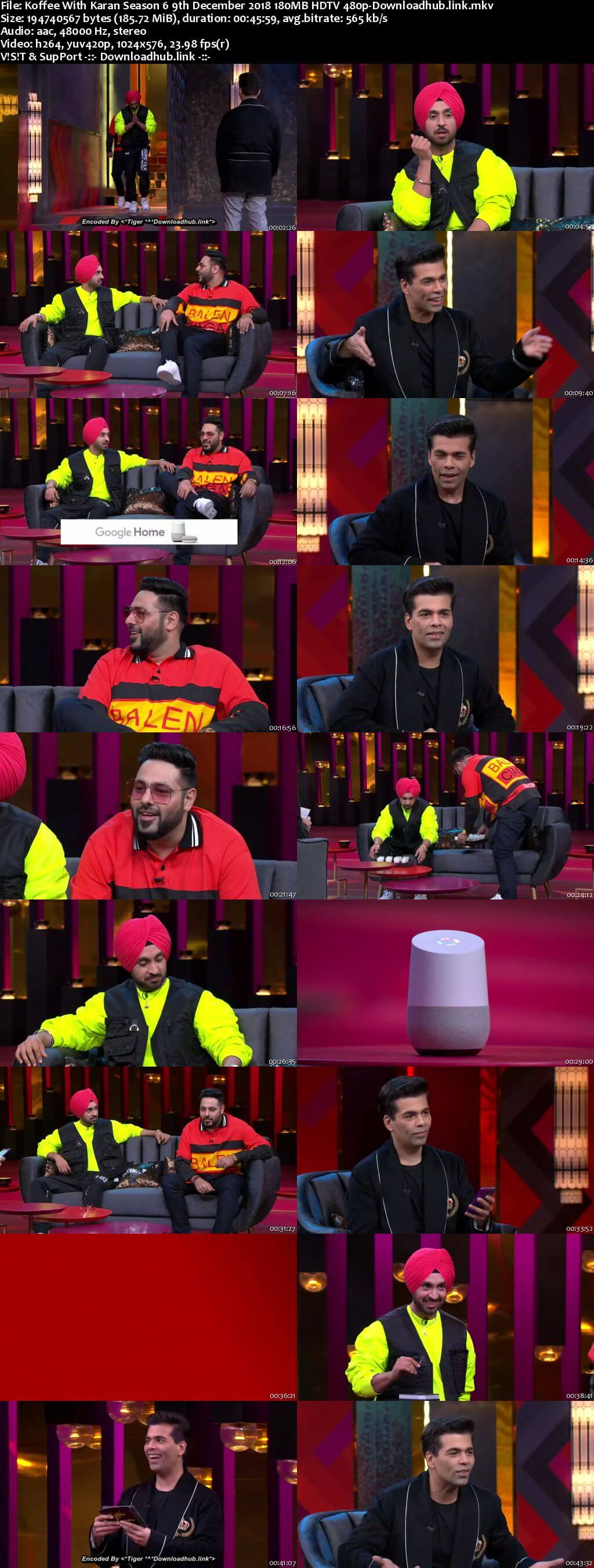 Koffee With Karan 6 09 December 2018 Episode 08 HDTV 480p