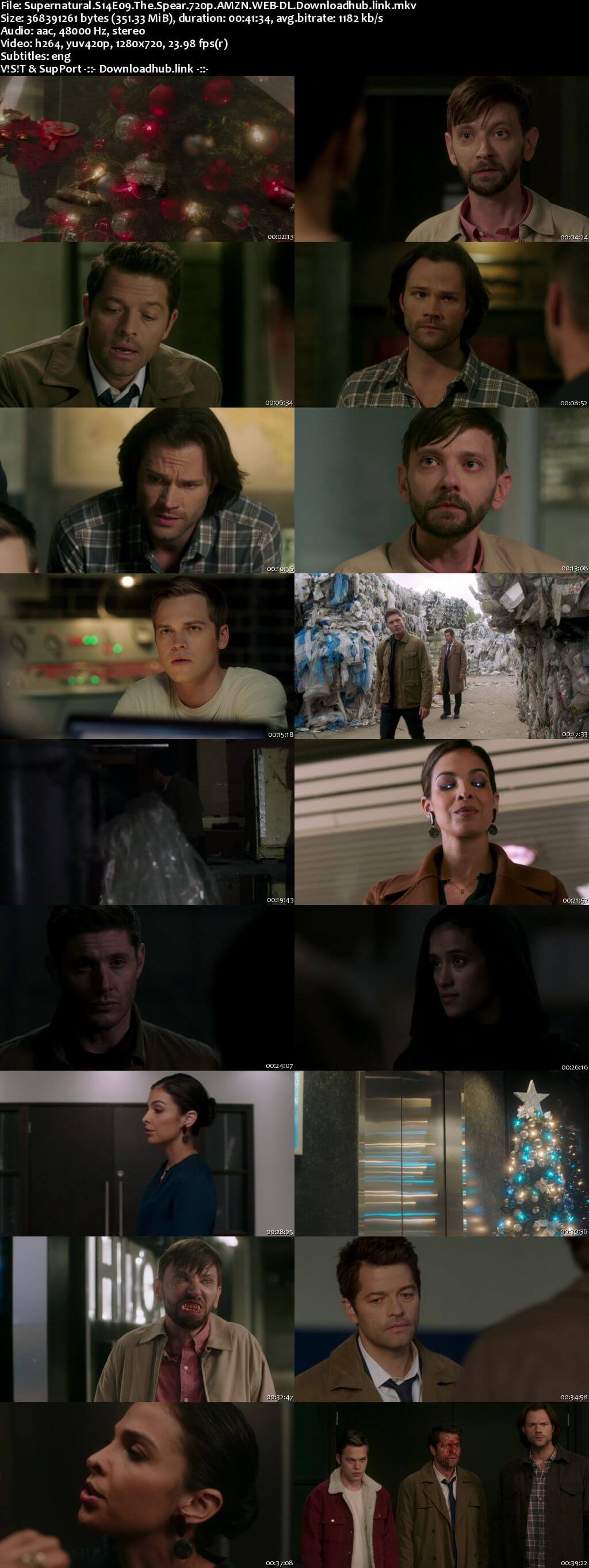 Supernatural S14E09 350MB AMZN Web-DL 720p ESubs