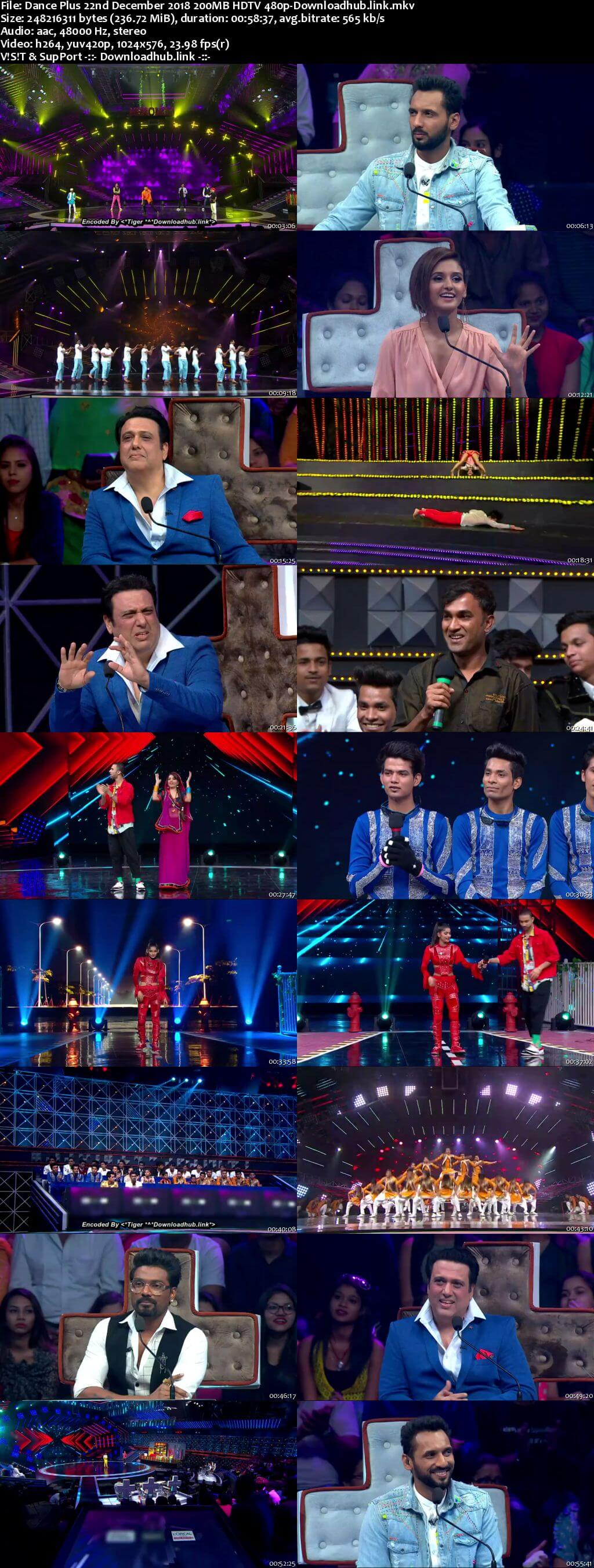 Dance Plus Season 4 22 December 2018 Episode 22 HDTV 480p