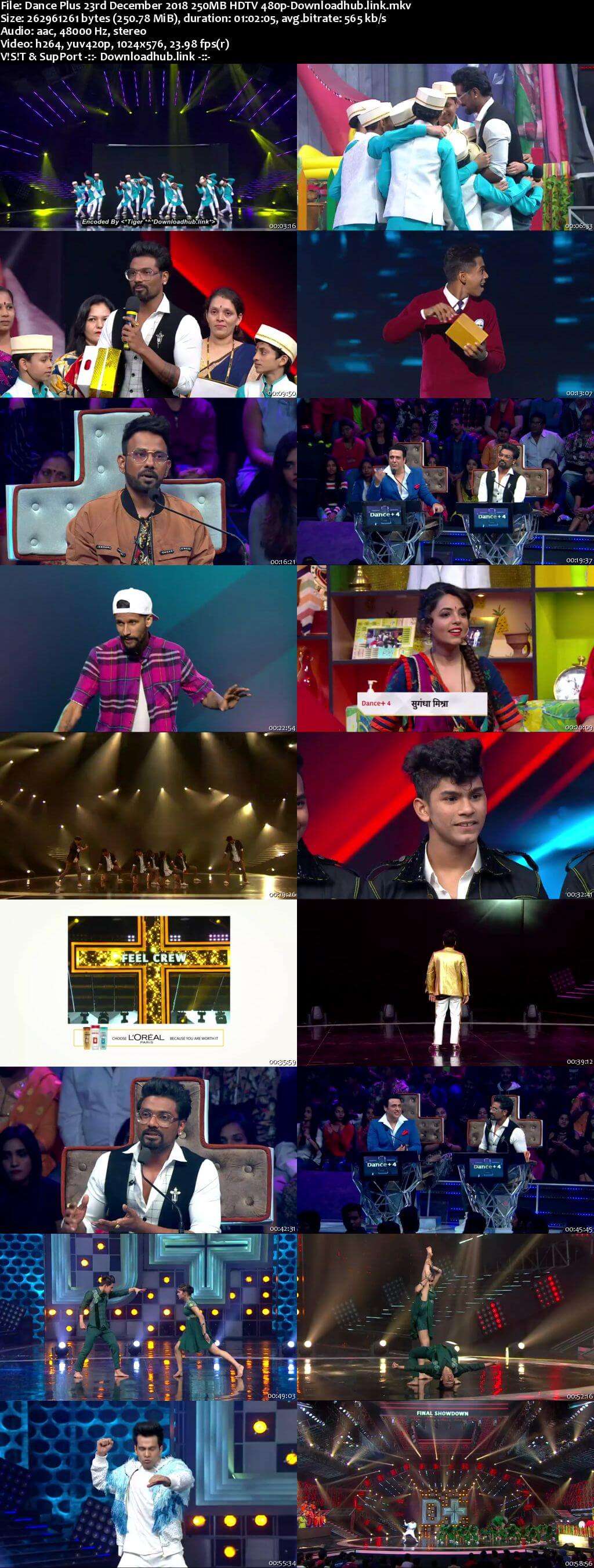 Dance Plus Season 4 23 December 2018 Episode 23 HDTV 480p