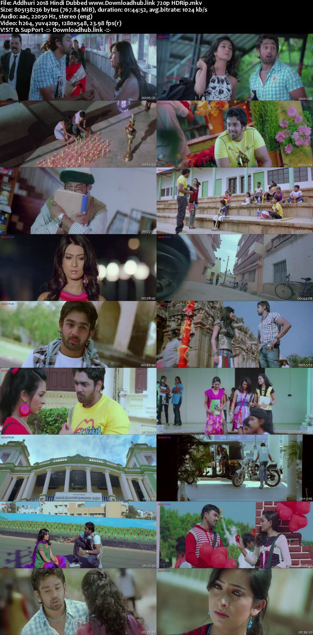 Addhuri 2018 Hindi Dubbed 720p HDRip x264