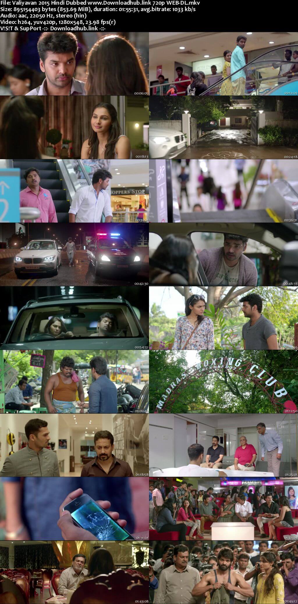 Valiyavan 2015 Hindi Dubbed 720p HDRip x264