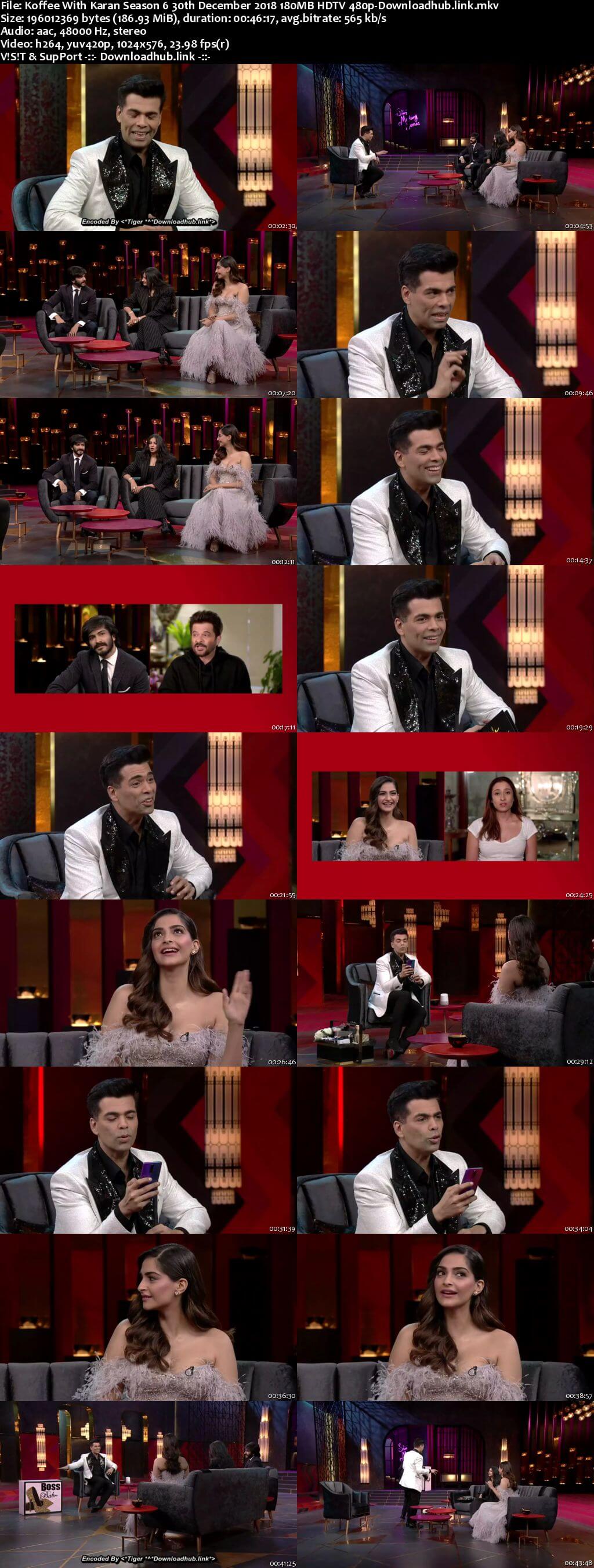 Koffee With Karan 6 30 December 2018 Episode 11 HDTV 480p