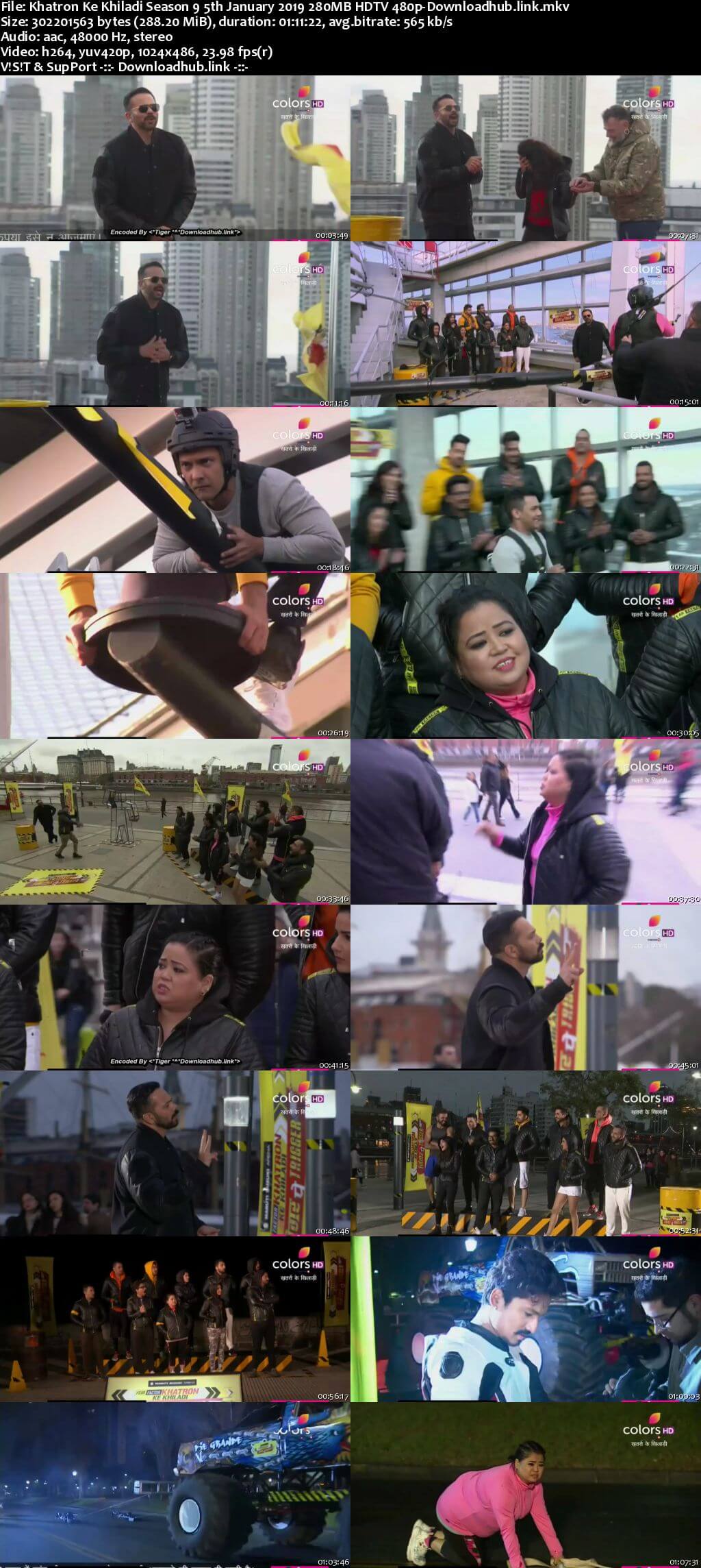 Khatron Ke Khiladi Season 9 05 January 2019 Episode 01 HDTV 480p